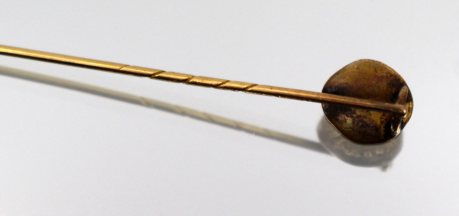 Antique 14ct and 20ct Gold Stick Pin – Classical Mask Motif c.1880 - 3