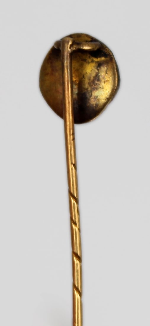 Antique 14ct and 20ct Gold Stick Pin – Classical Mask Motif c.1880 - 6