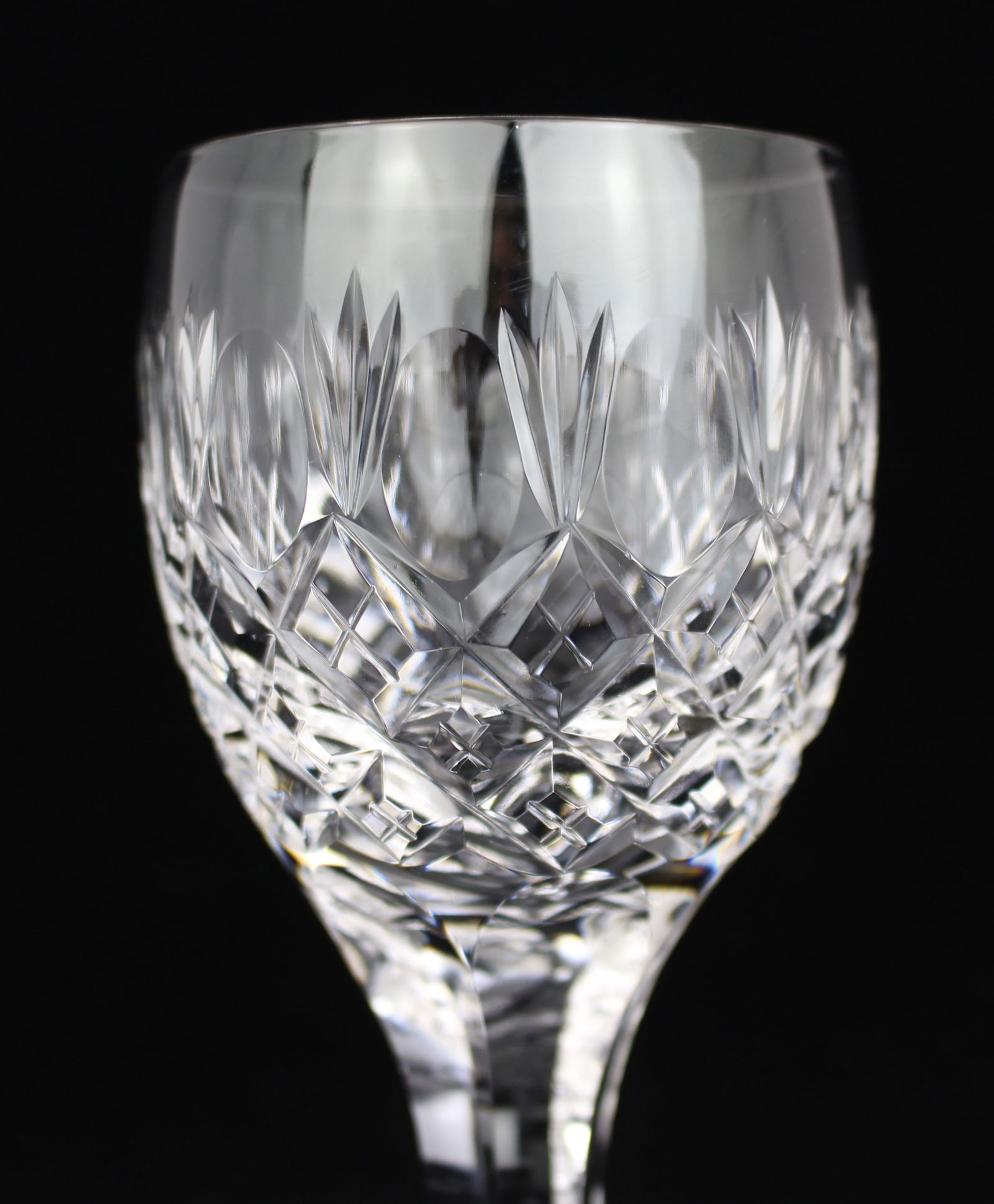 Set of 6 Vintage Fine Crystal Small Wine Glasses - 3