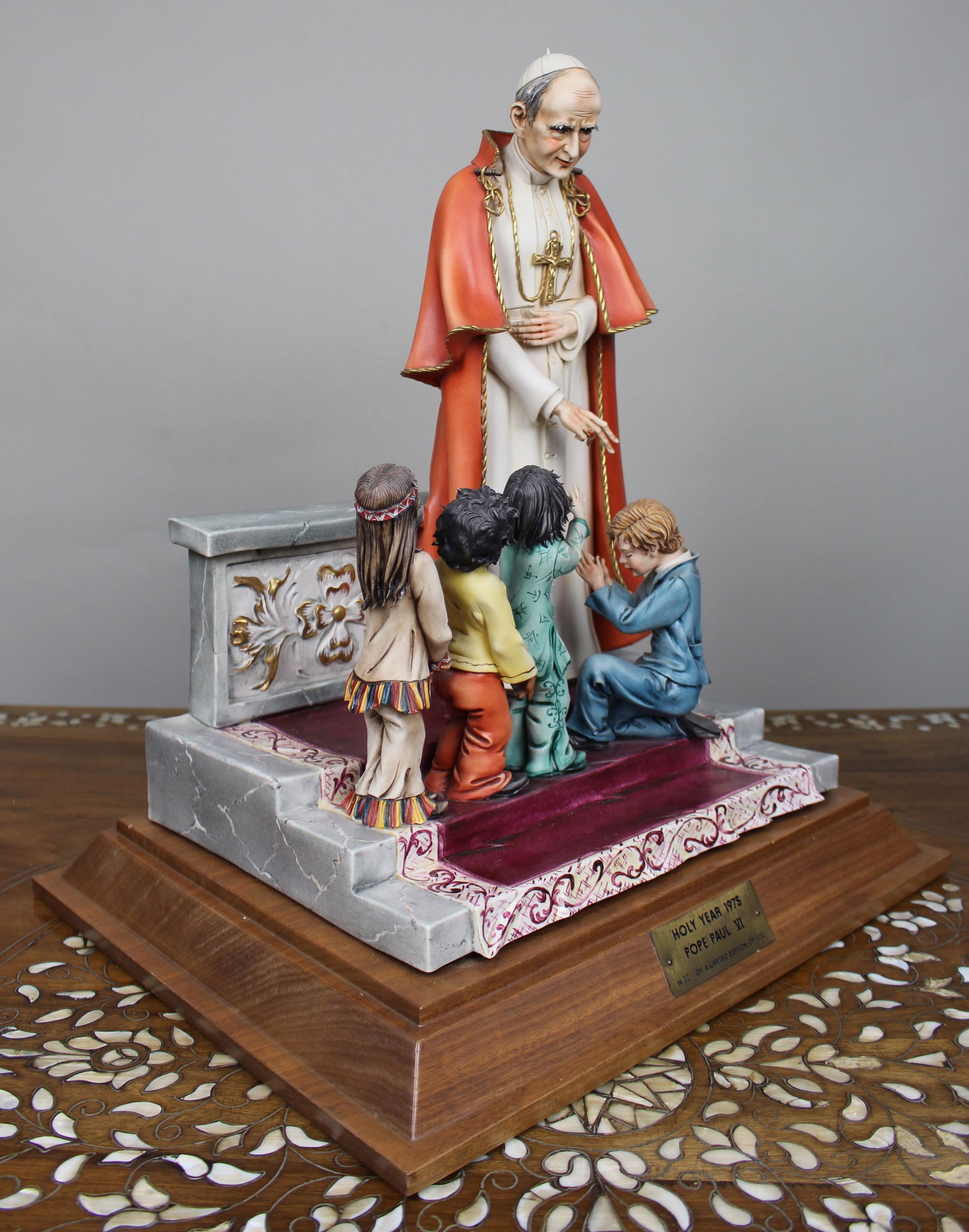 Large Capodimonte Porcelain Figurine – Pope Paul VI - 10