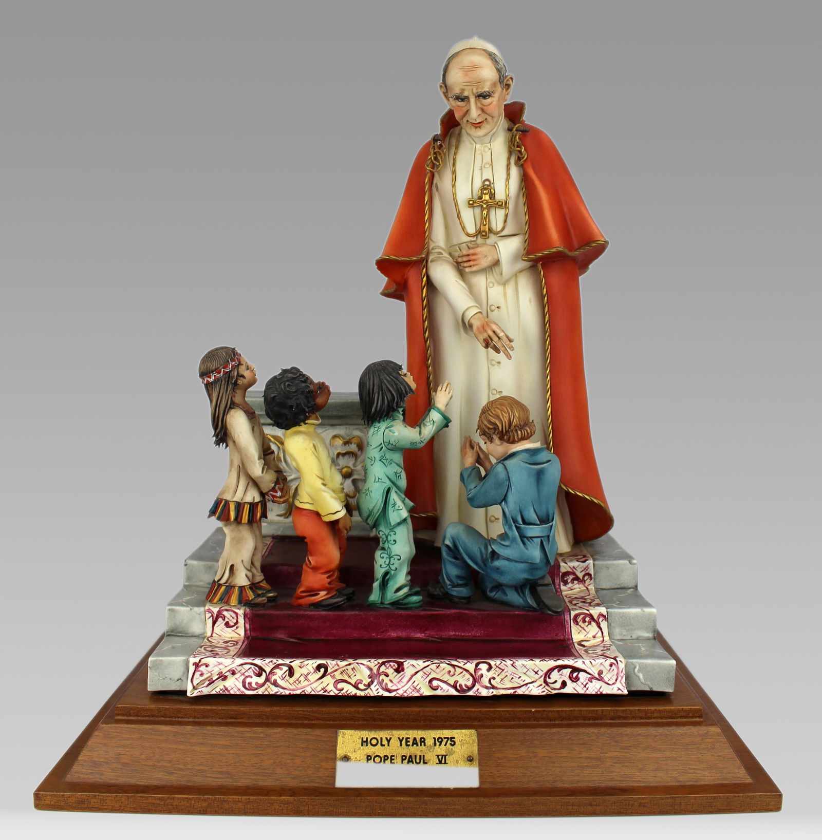Large Capodimonte Porcelain Figurine – Pope Paul VI - 11