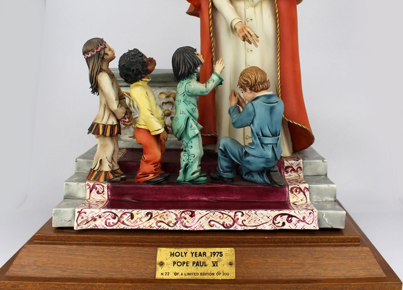 Large Capodimonte Porcelain Figurine – Pope Paul VI - 15