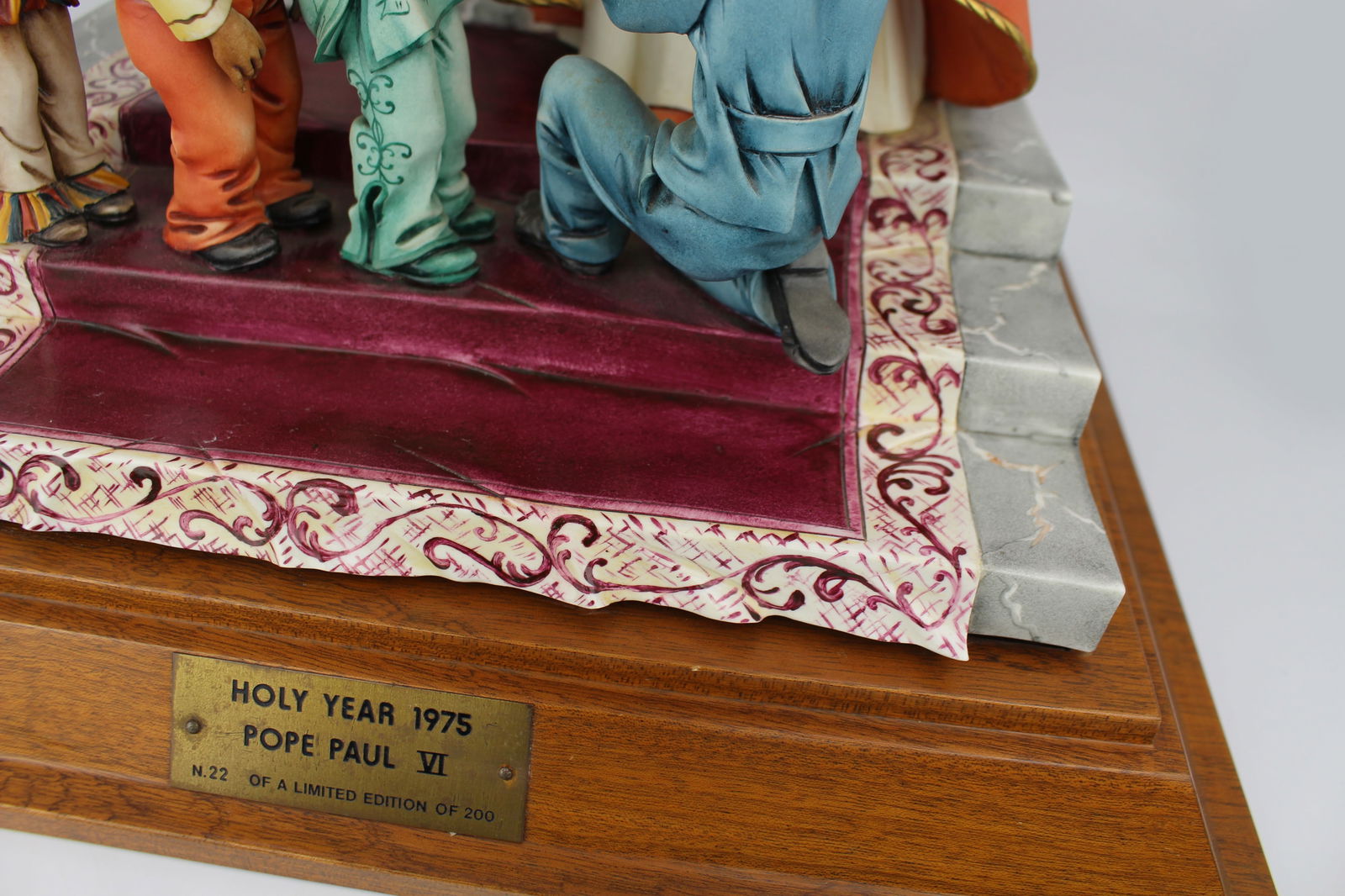 Large Capodimonte Porcelain Figurine – Pope Paul VI - 16