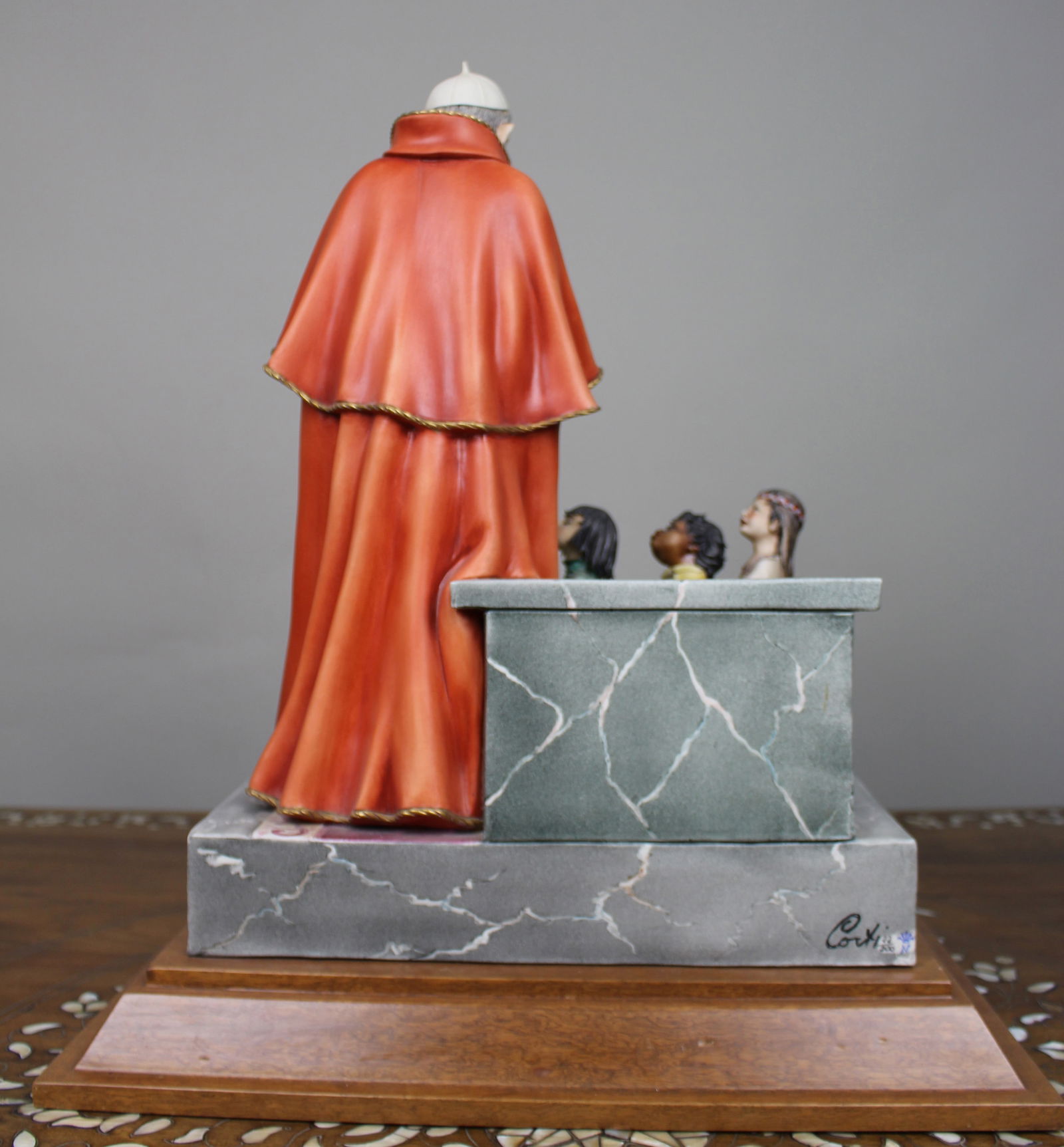 Large Capodimonte Porcelain Figurine – Pope Paul VI - 7