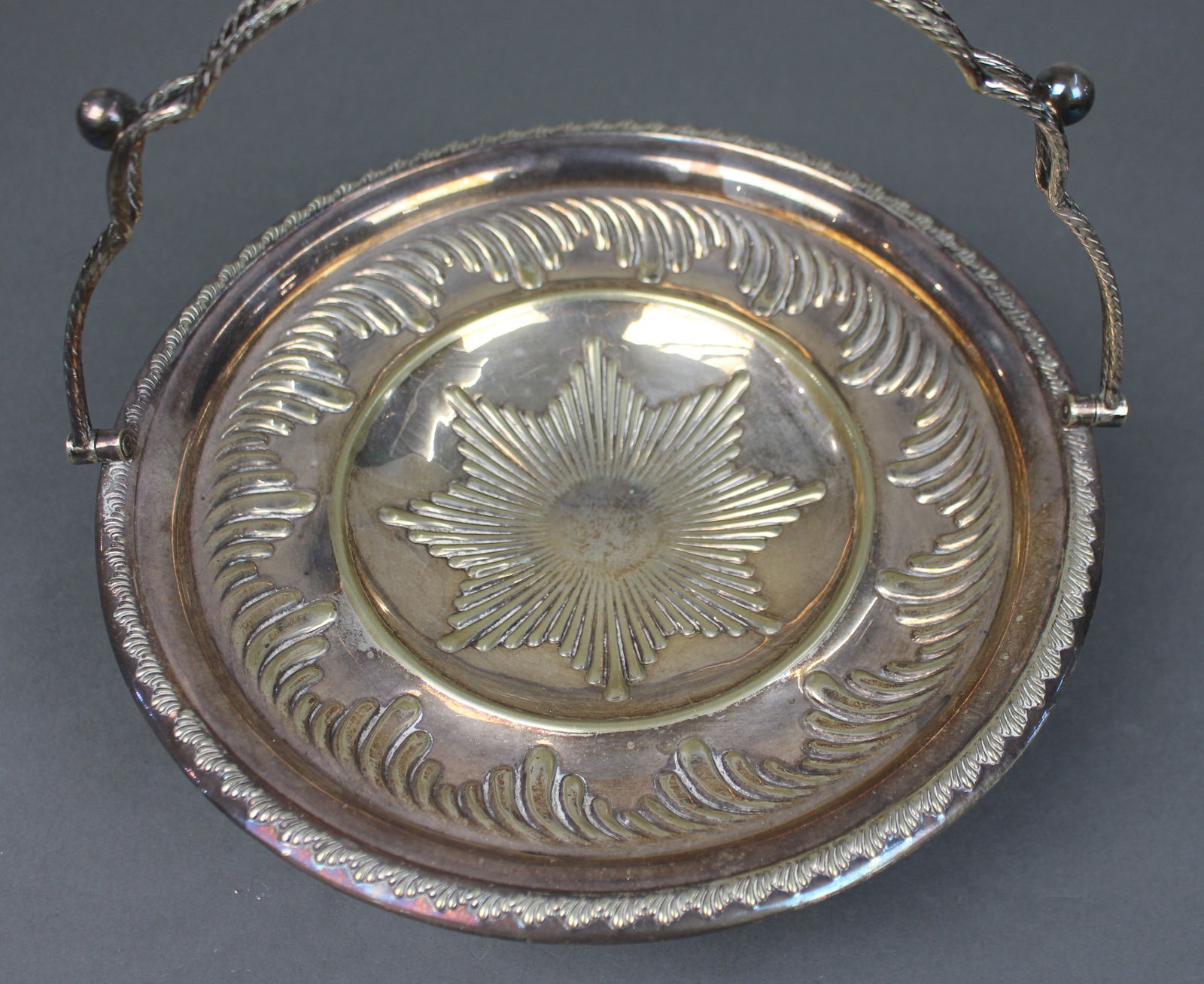 Silver Plated Handled Basket - 2