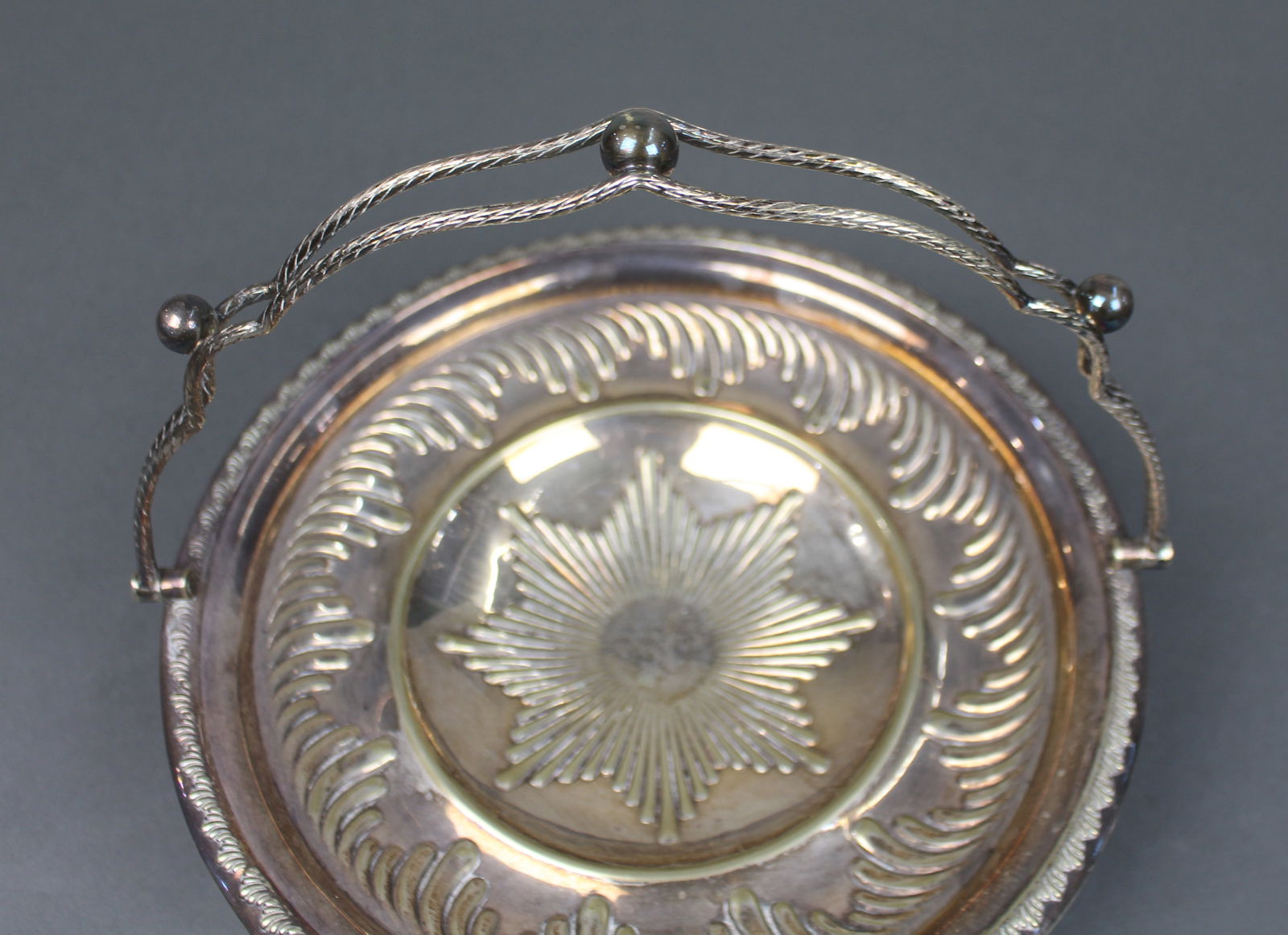 Silver Plated Handled Basket - 3