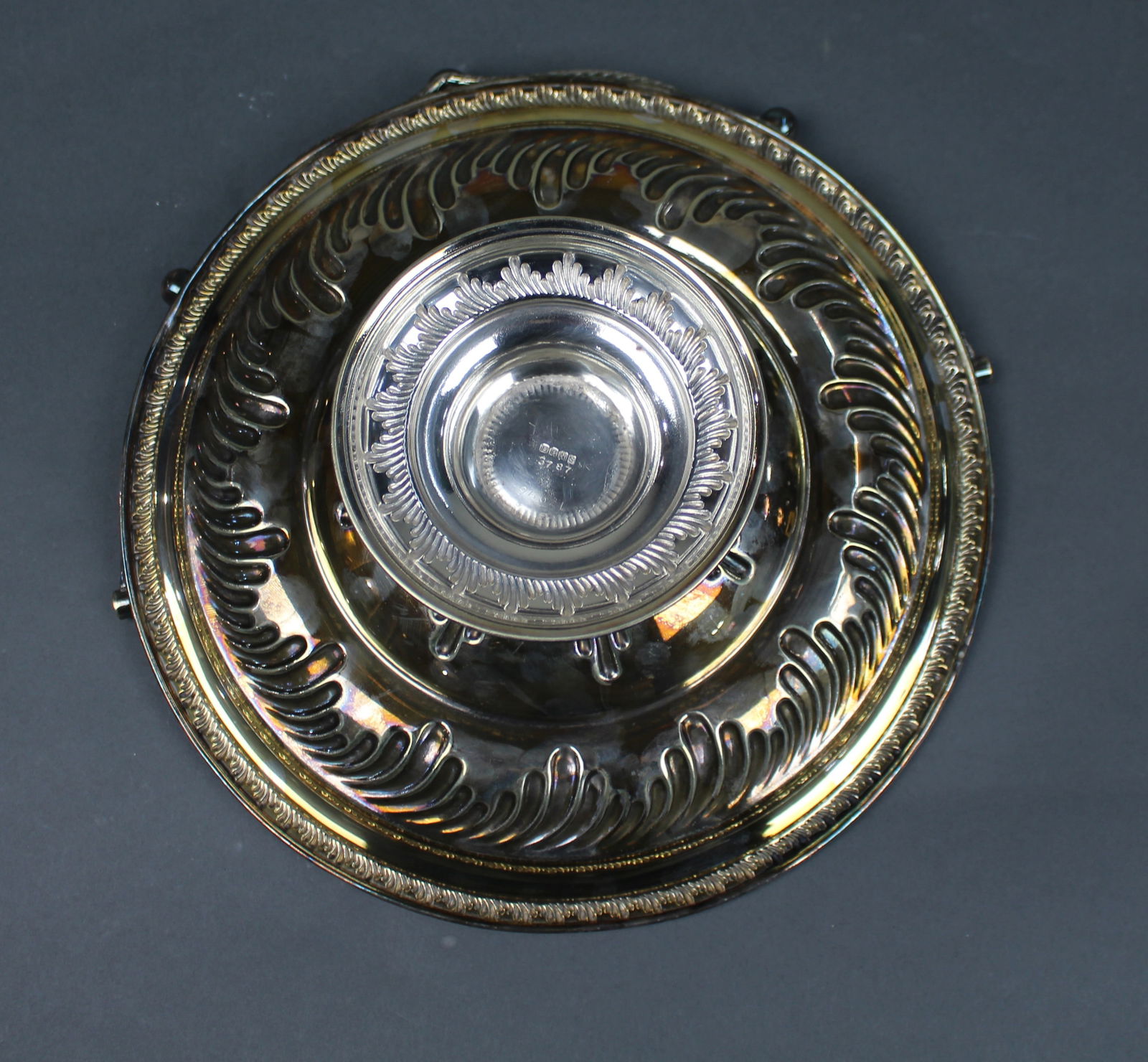 Silver Plated Handled Basket - 4