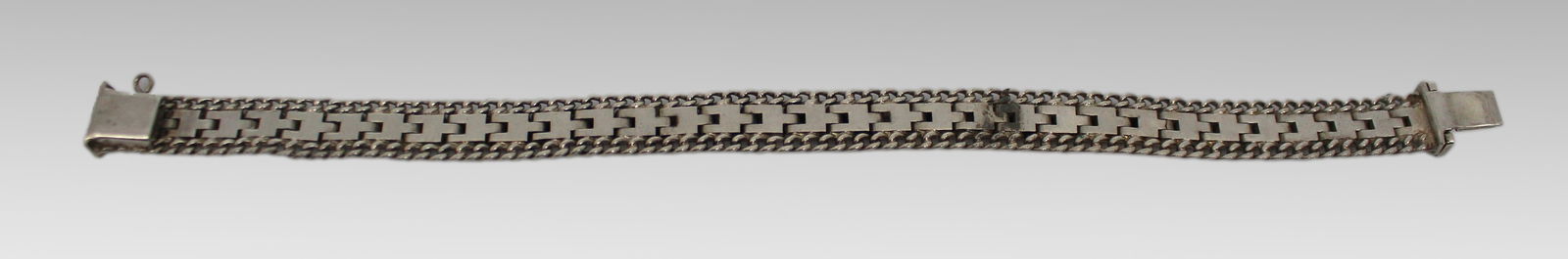 Vintage Silver 7 1/2 inch Bracelet - 2