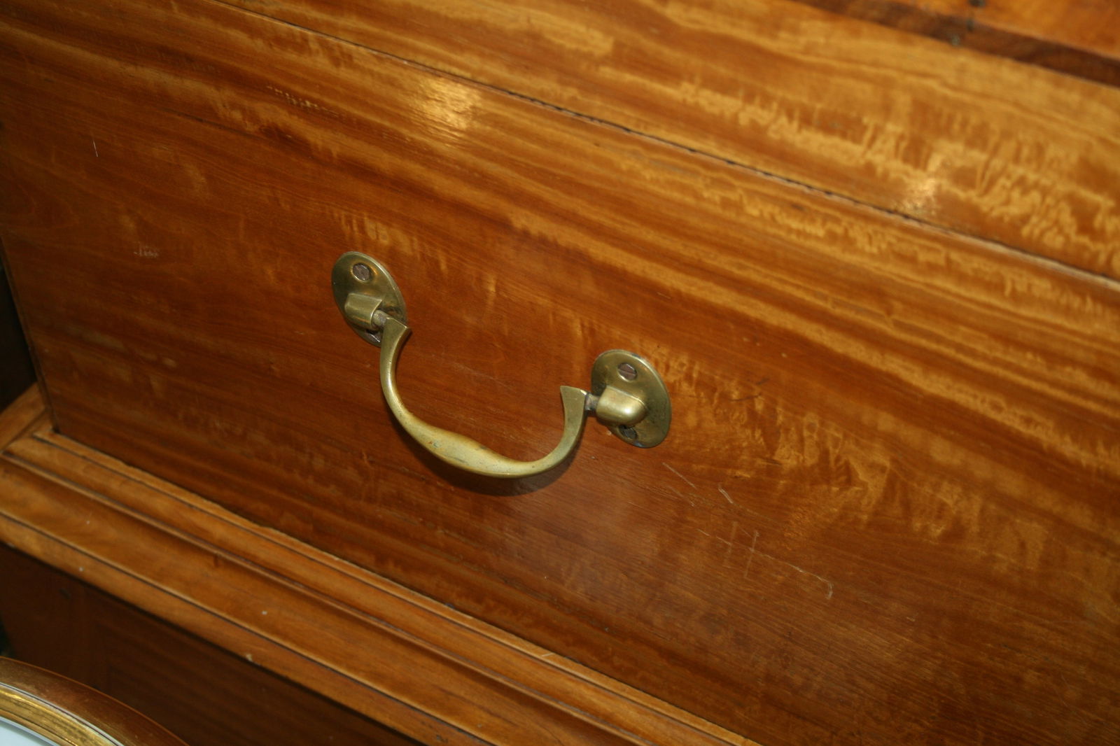 George IV Solid Satinwood Silver Chest on Stand - 9