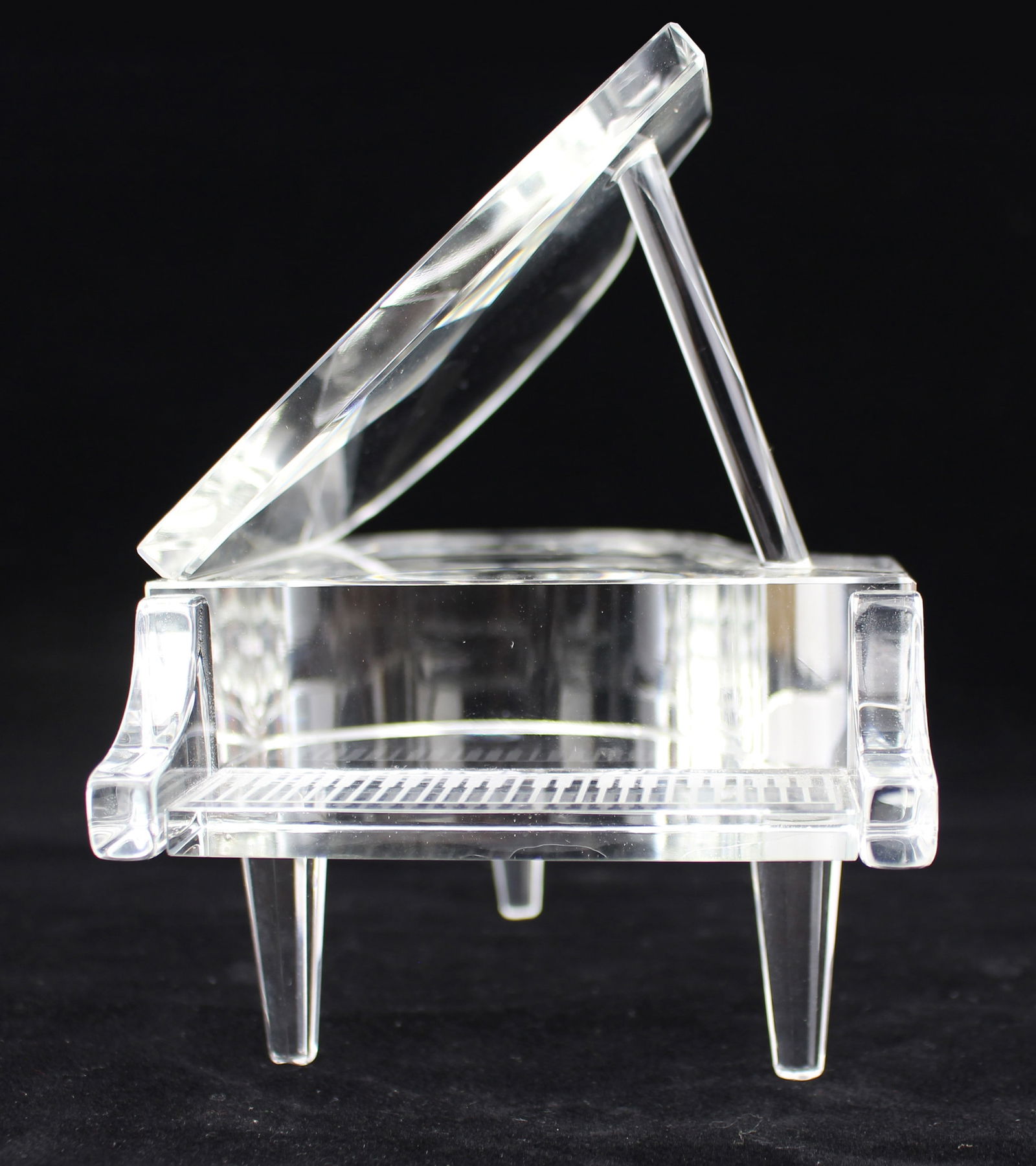 Cut Crystal Grand Piano Sculpture - 2