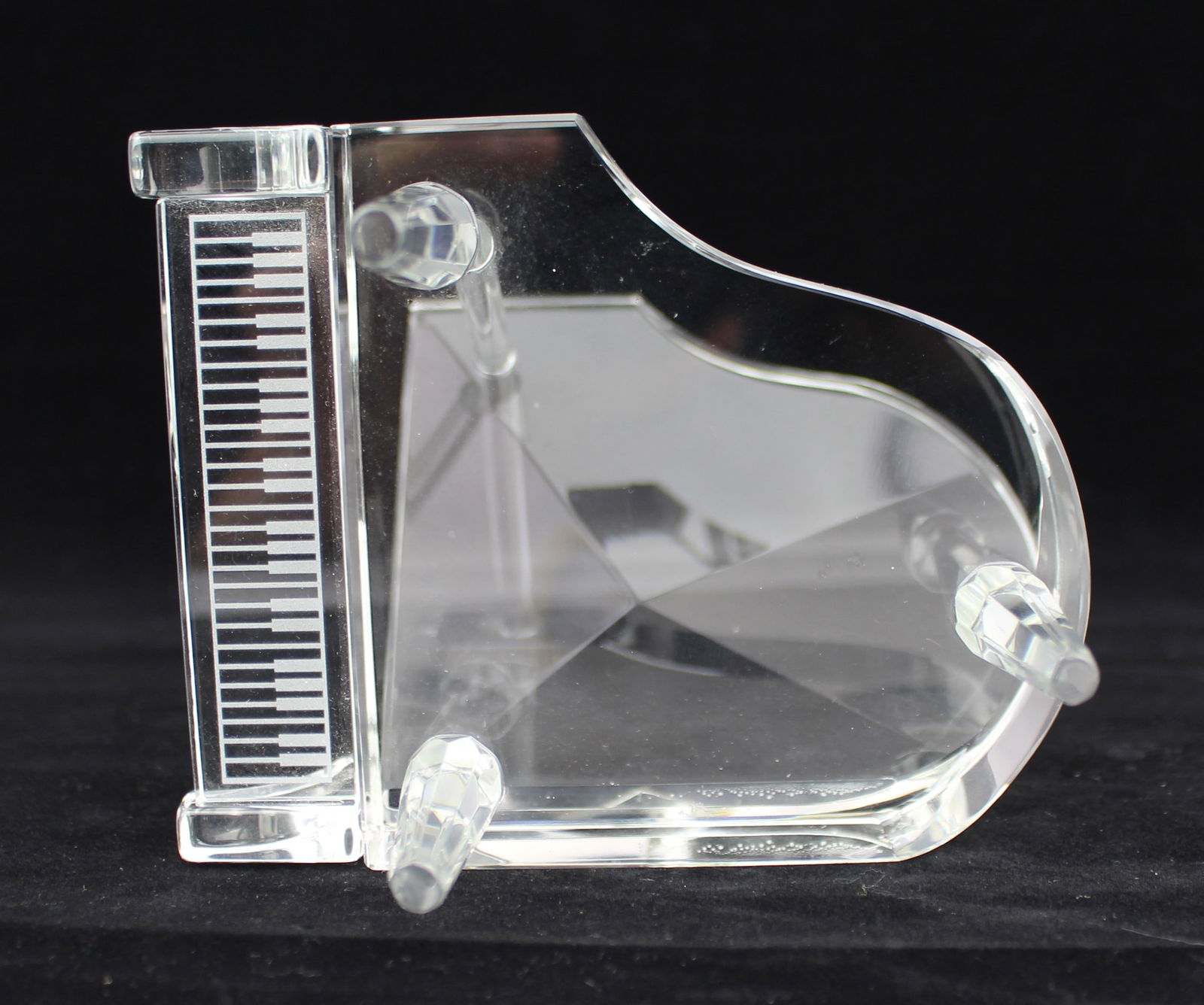 Cut Crystal Grand Piano Sculpture - 4