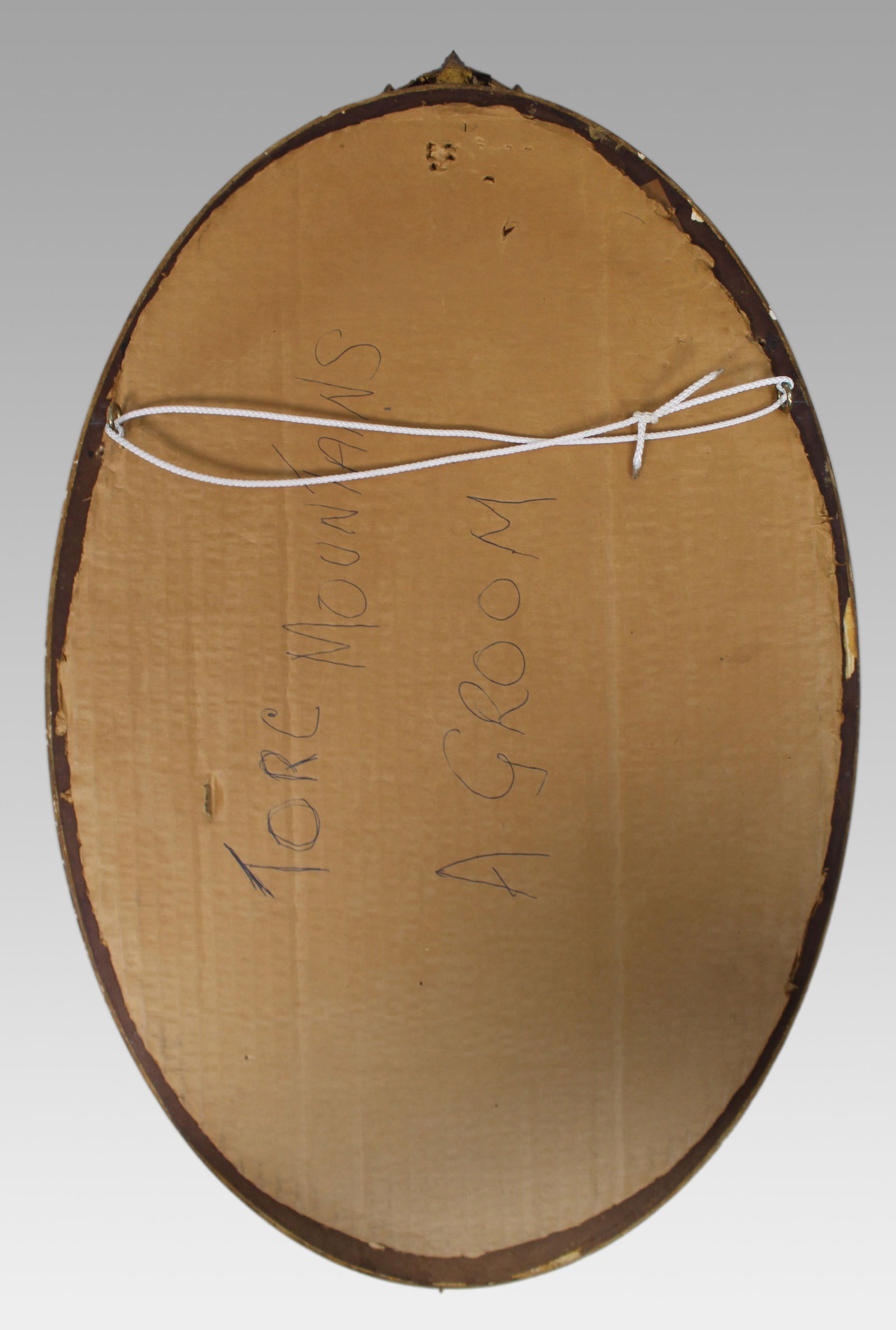 Antique Oval Watercolour of Torc Mountain - 3