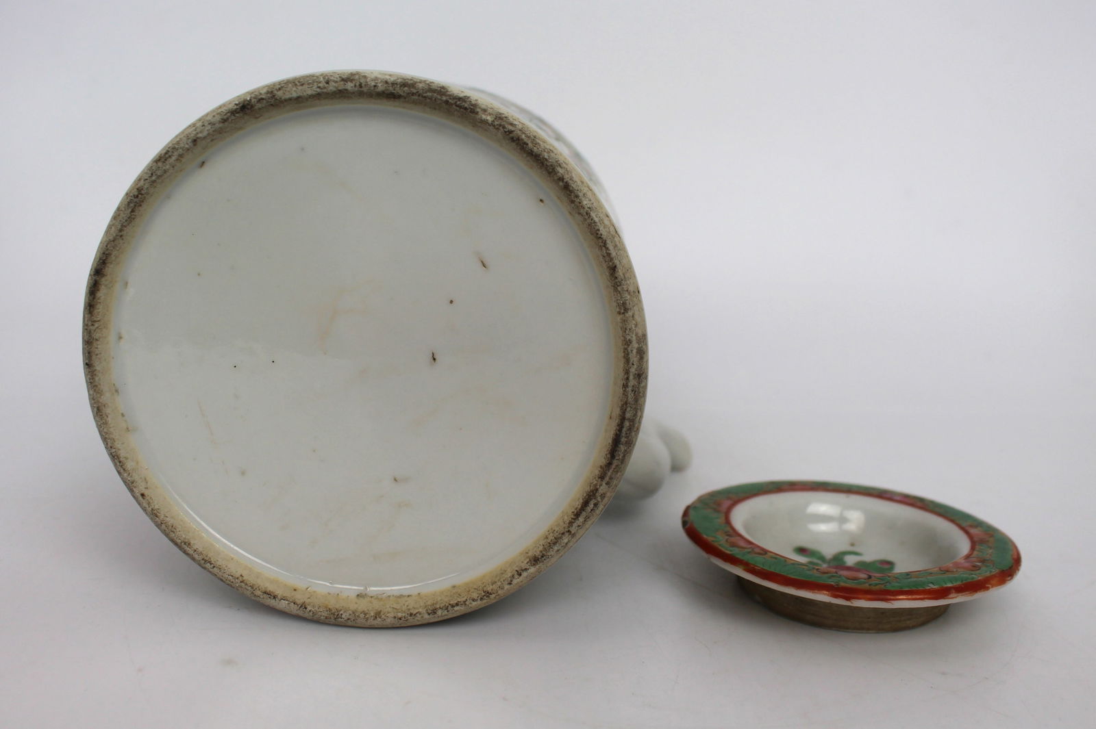 Antique Chinese Canton Famille Rose Teapot c.1880 - 15