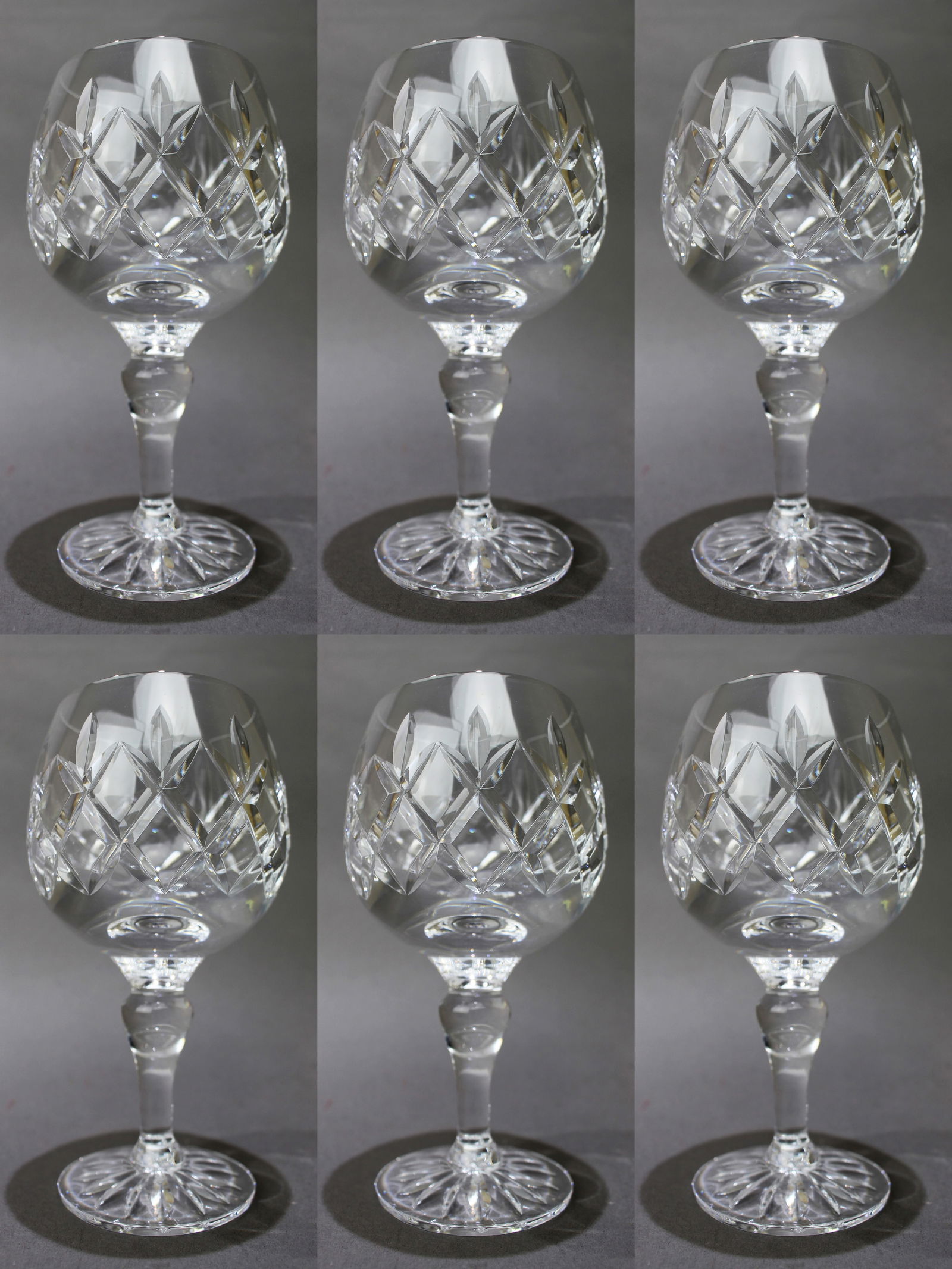 Set of 6 Tudor Crystal ""Frobisher"" Wine Glasses (1 of 2)