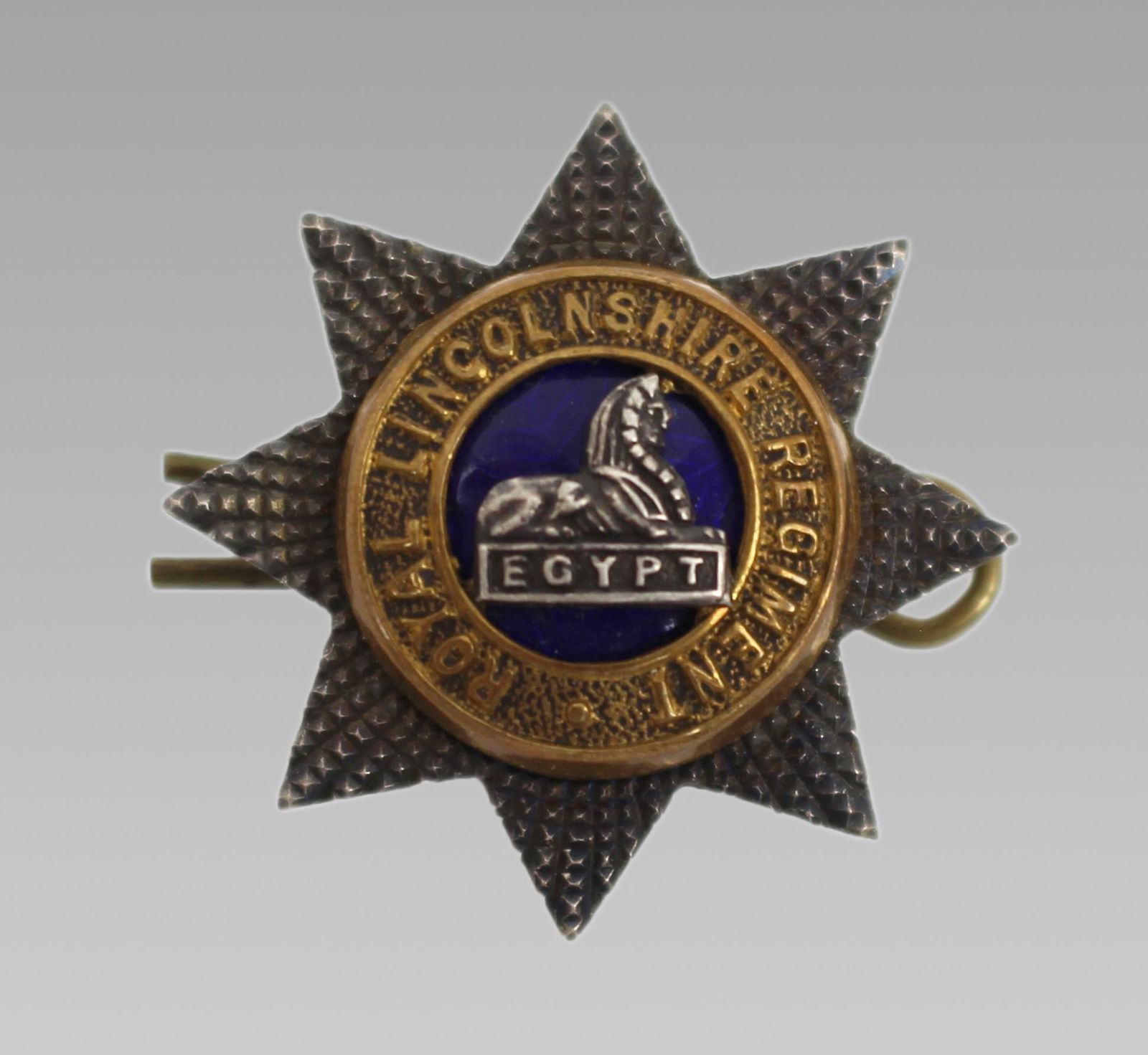 Royal Lincolnshire Regiment 'Egypt' Sweetheart Brooch – Circa 1935–45 (1 of 2)