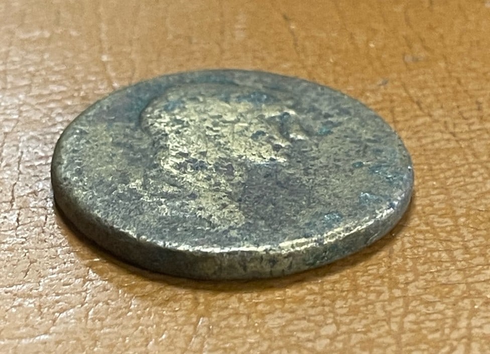 Ancient Roman bronze sestertius coin - 2