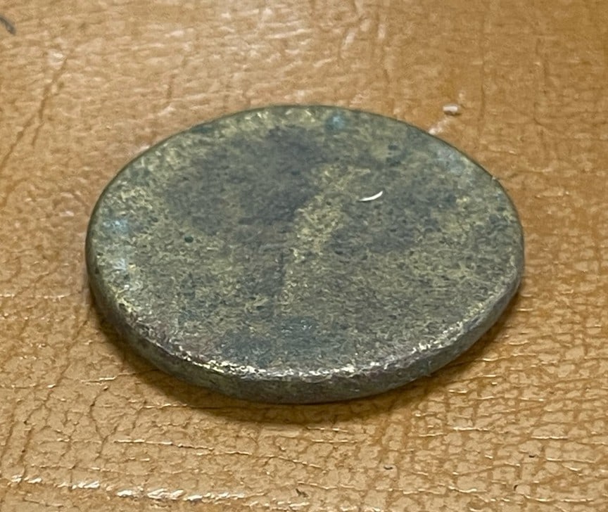 Ancient Roman bronze sestertius coin - 4