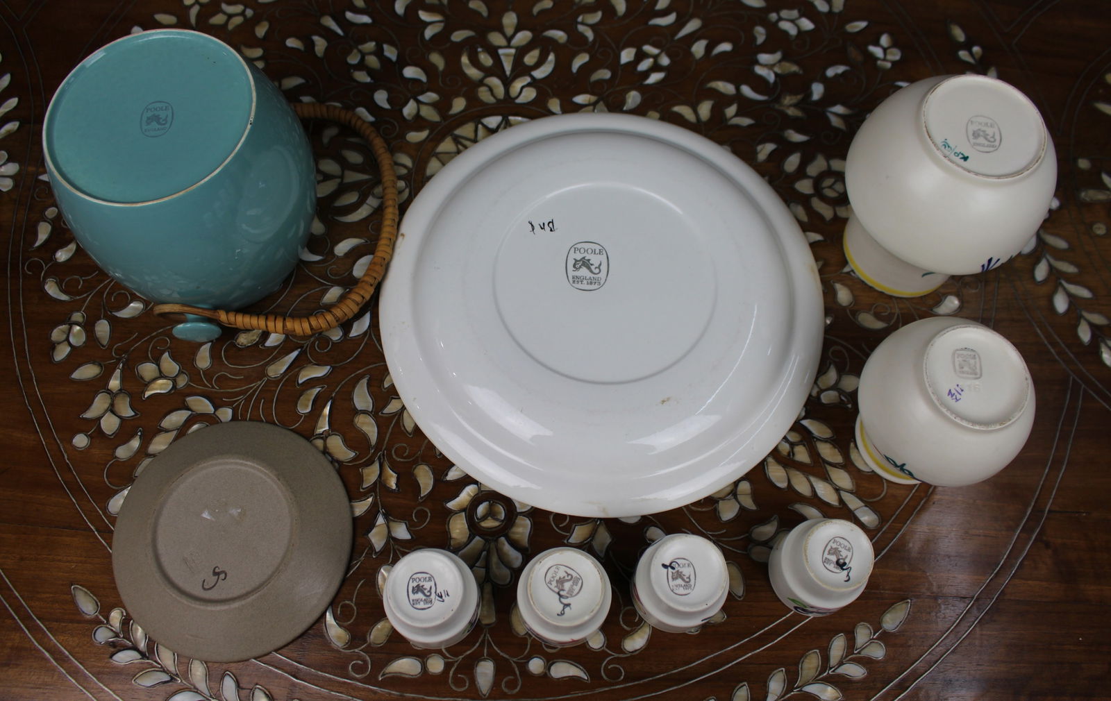 Collection of 9 Pieces of Poole Pottery - 3