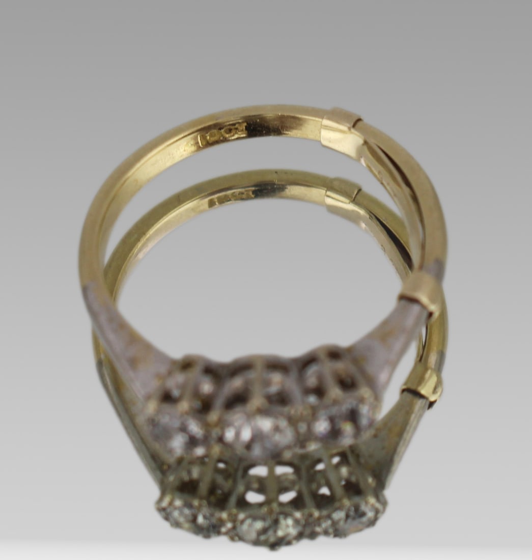 Three Stone Diamond 18ct Ring - 2