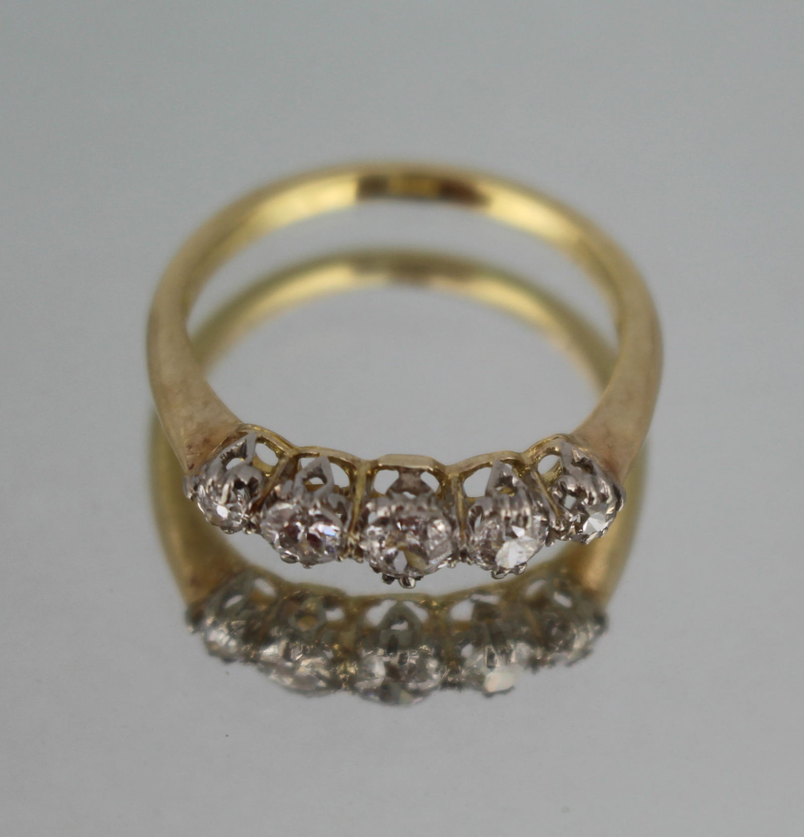 Three Stone Diamond 18ct Ring - 5