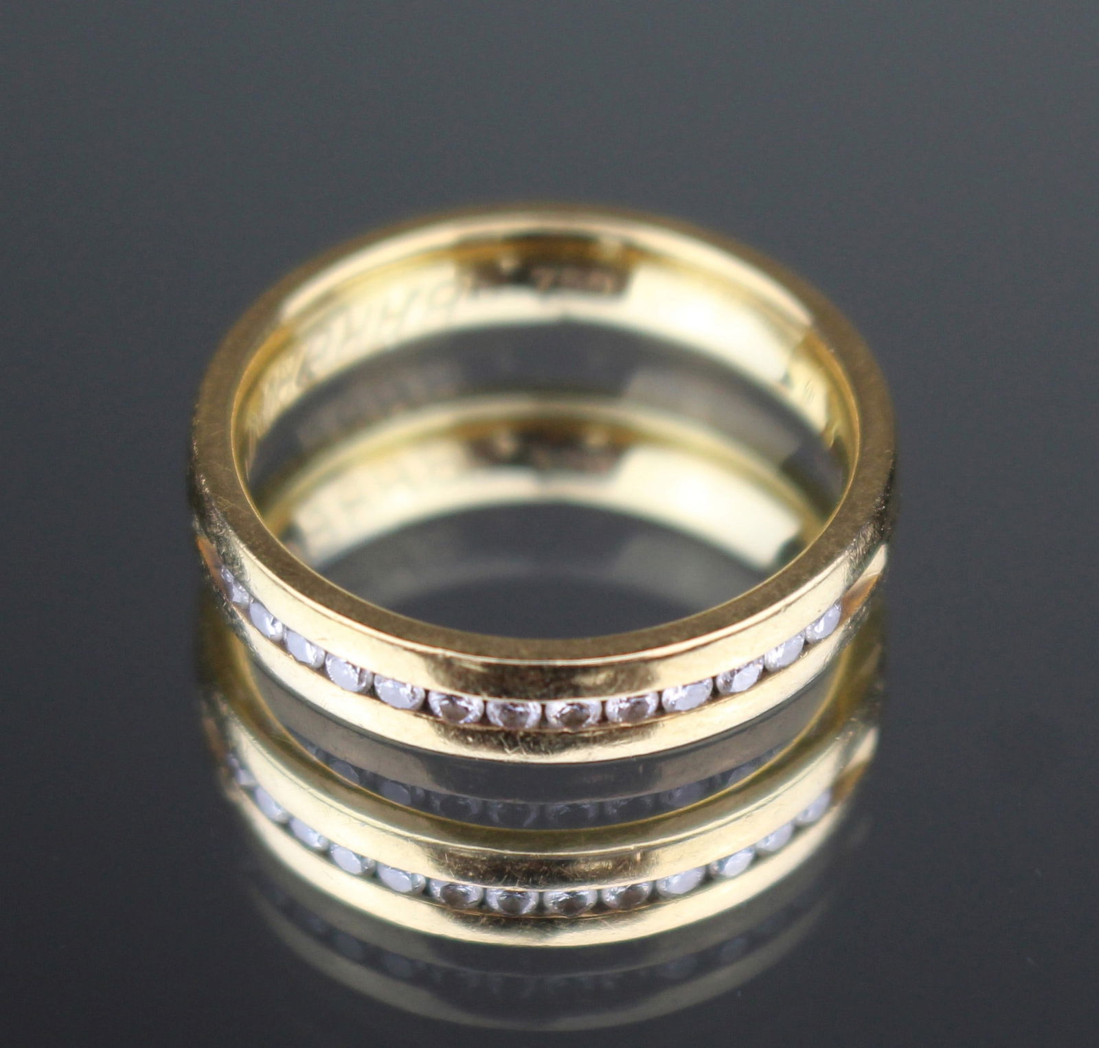 Vintage Diamond 18ct Gold Ring - 3