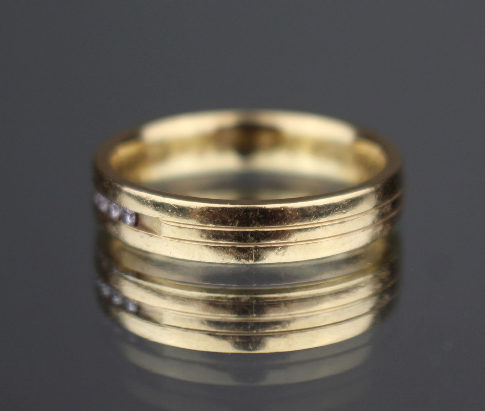 Vintage Diamond 18ct Gold Ring - 5