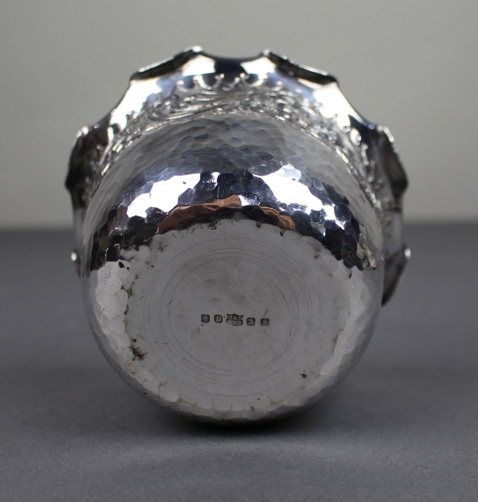 Antique Silver Plated Handled Basket - 5