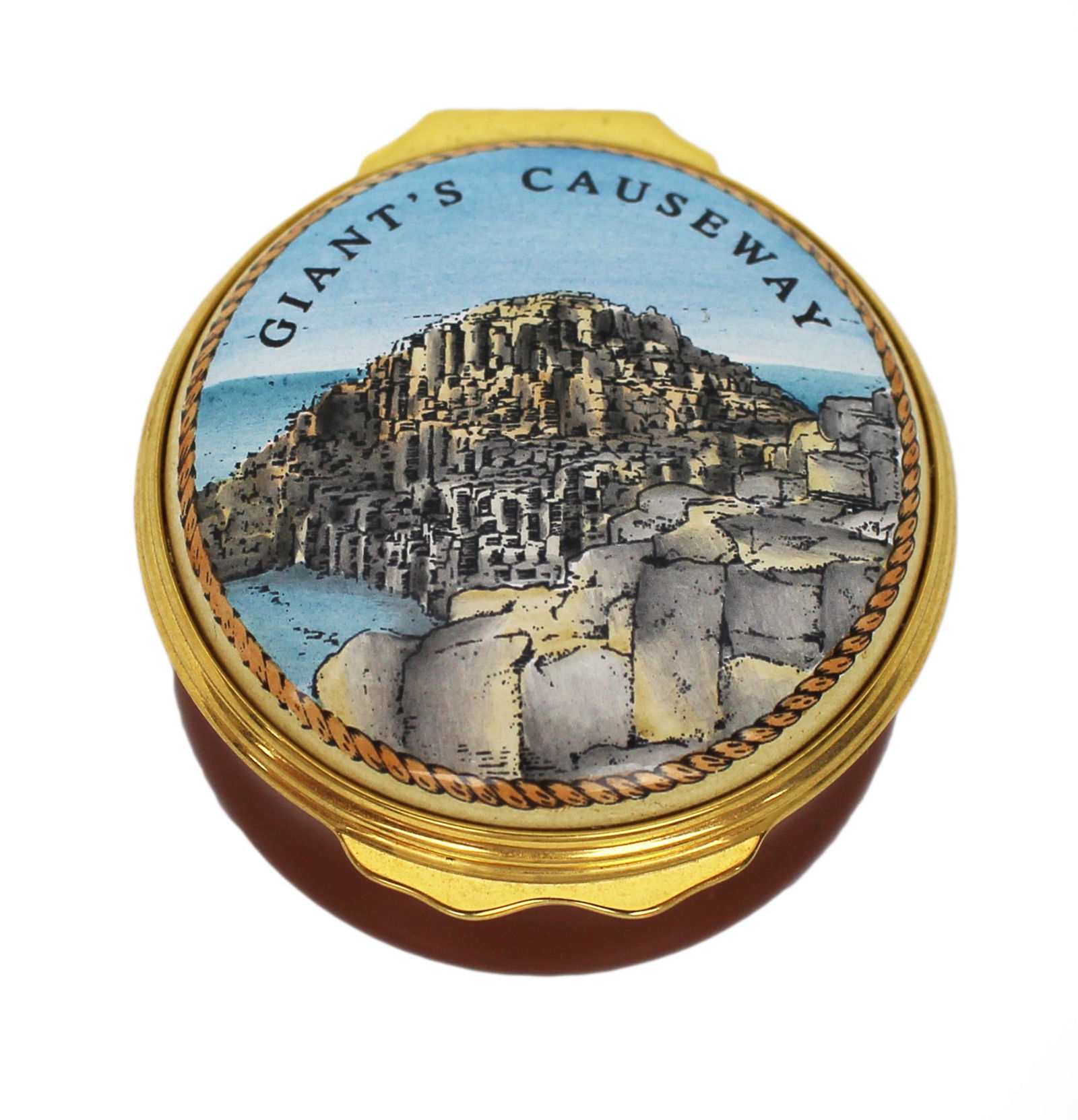 Collection of 3 Vintage Enamel Pill Boxes Halcyon Days - 5