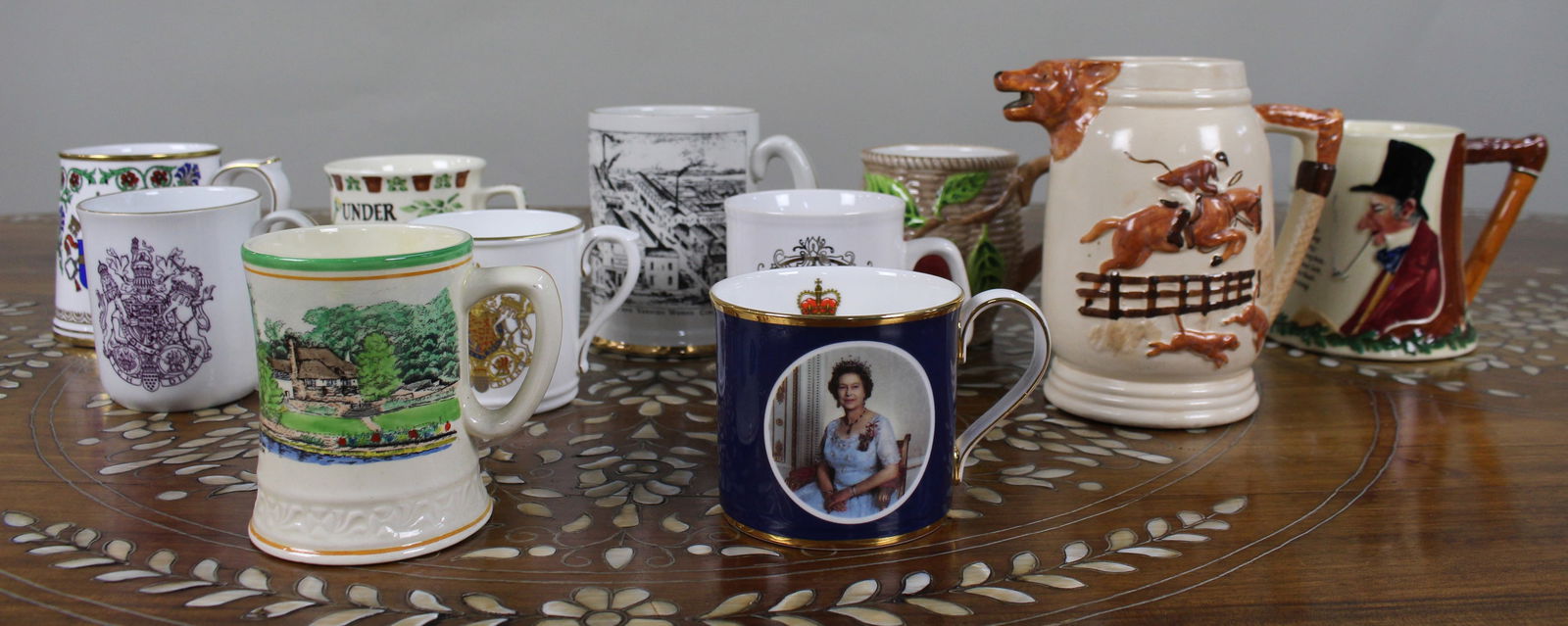 Collection of 11 Antique & Vintage Tankards & Mugs: Title: Collection of 11 Antique & Vintage Tankards & Mugs Description: Collection of 11 Antique & Vintage Tankards & Mugs. All pieces pictured Condition: Used Delivery