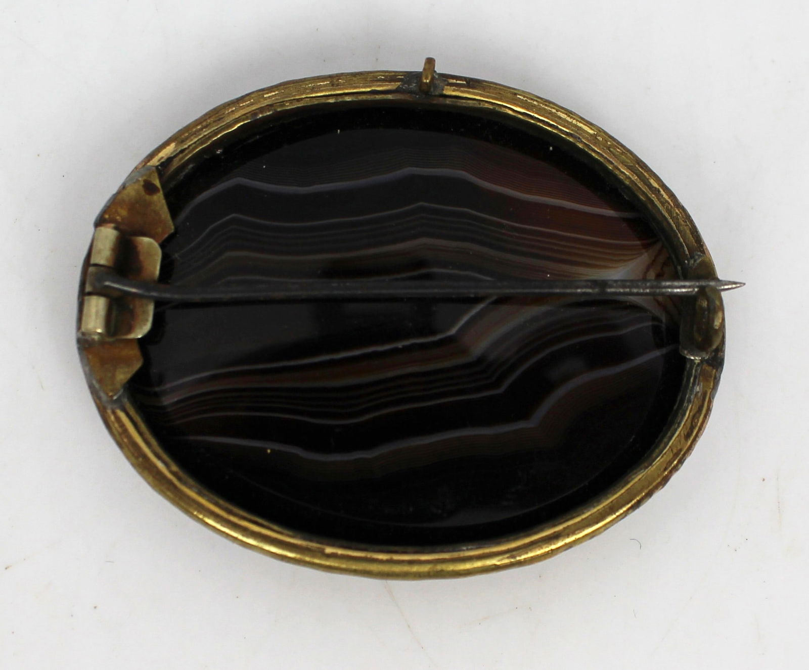 Vintage Agate Brooch - 2