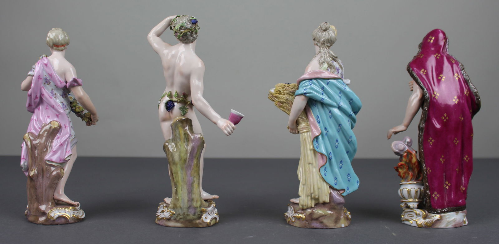 19th Century Meissen Porcelain Figurines – Set of the Four Seasons - 2