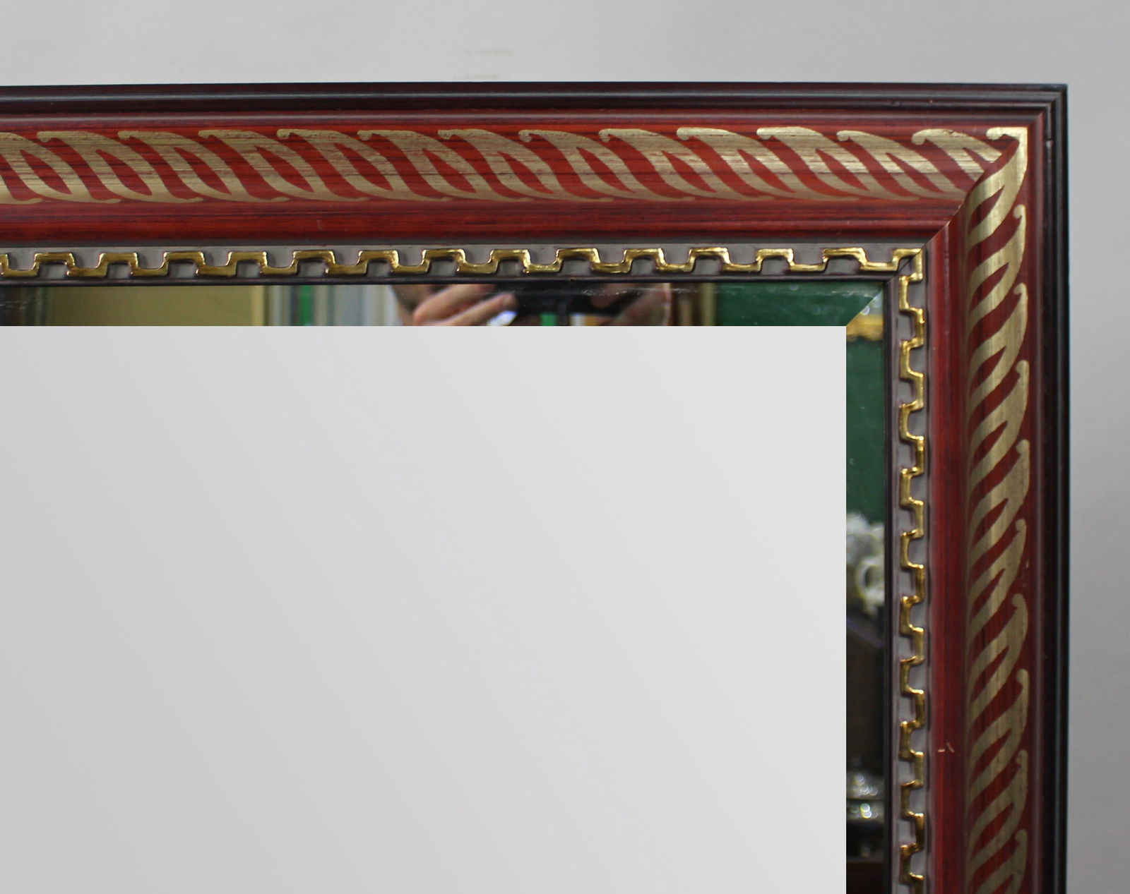 Large Decorative Bevelled Mirror - 3