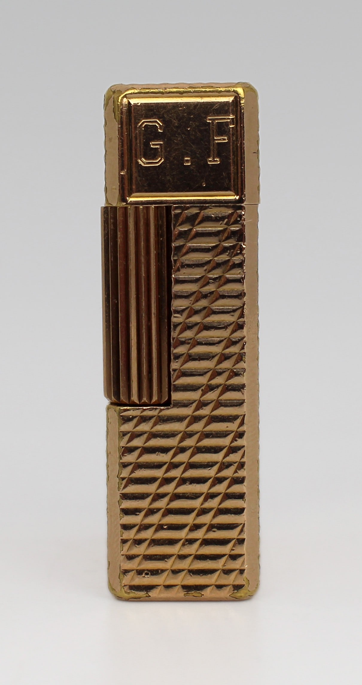Vintage S.T. Dupont Paris Small Ligne 1 Gold-Plated Lighter – c.1970s - 2