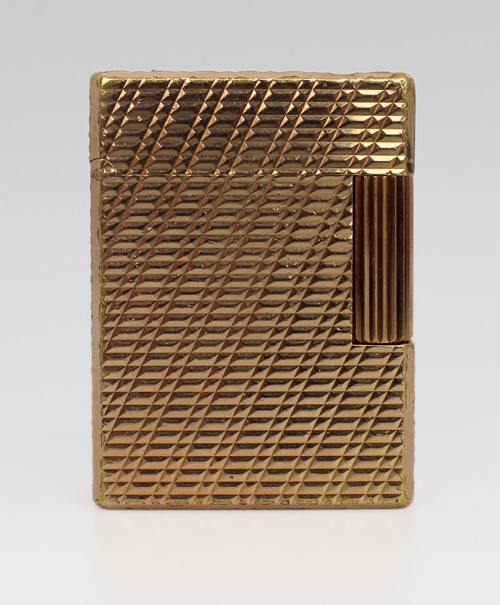 Vintage S.T. Dupont Paris Small Ligne 1 Gold-Plated Lighter – c.1970s - 3