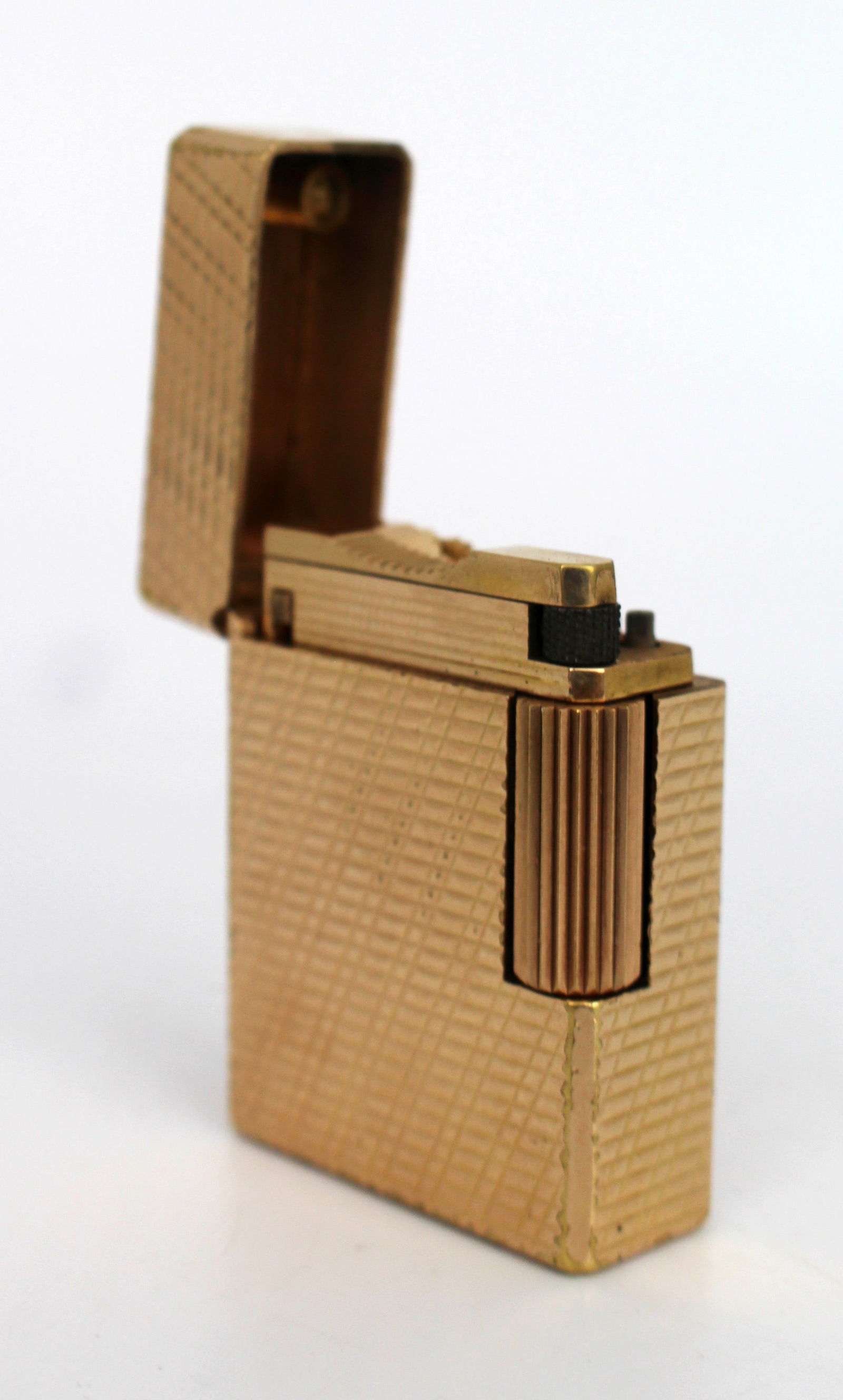 Vintage S.T. Dupont Paris Small Ligne 1 Gold-Plated Lighter – c.1970s - 7