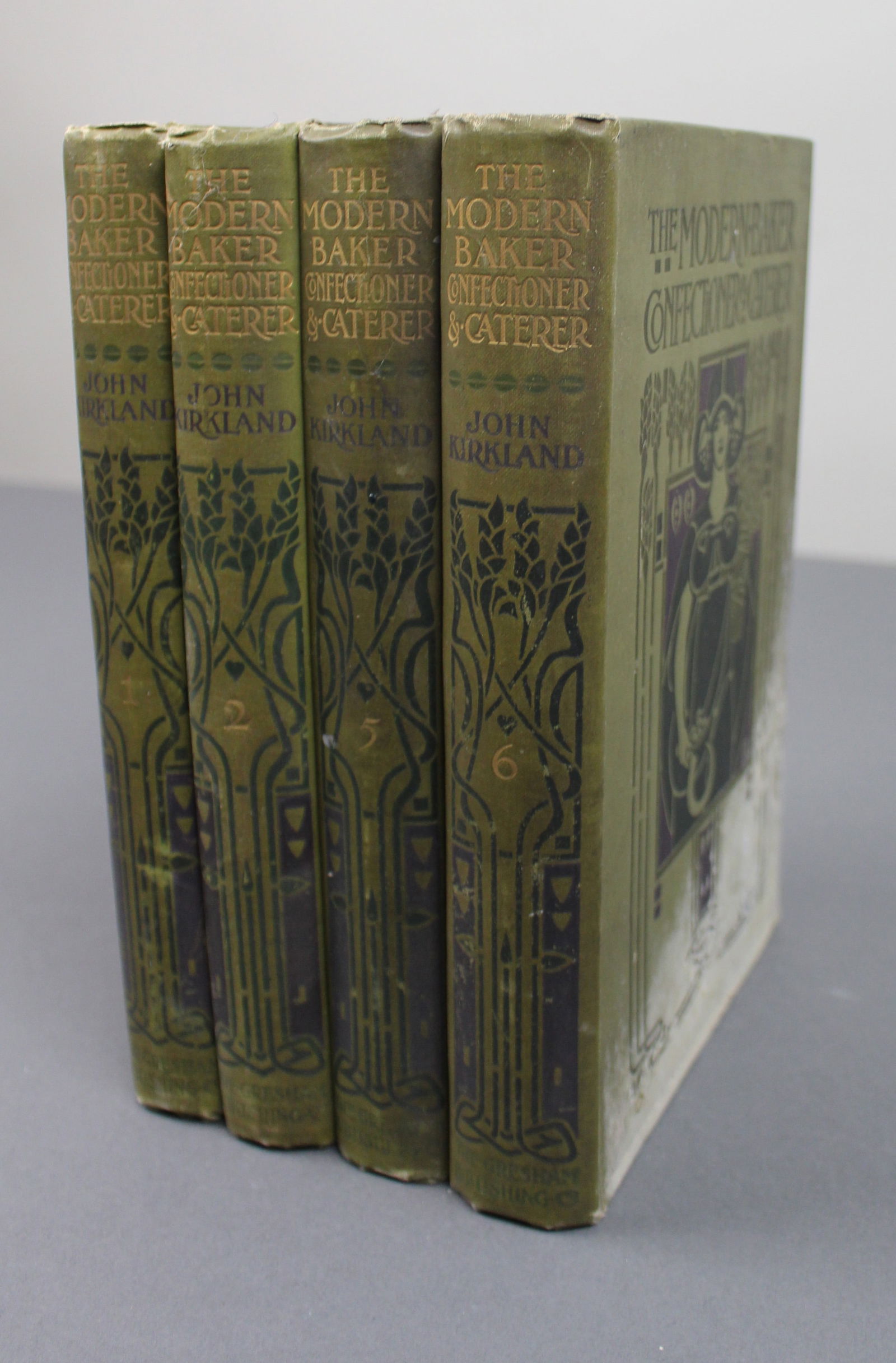 Collection of 4 Volumes The Modern Baker John Kirkland - 2