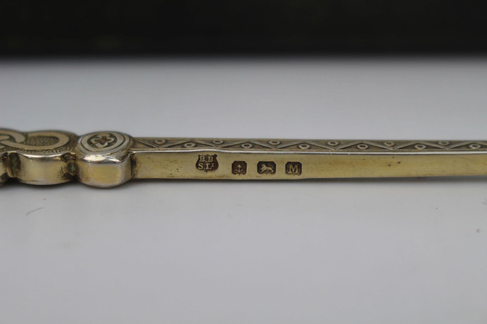 Pair of Cased Silver Gilt Anointing Spoons – Birmingham, 1936 - 9