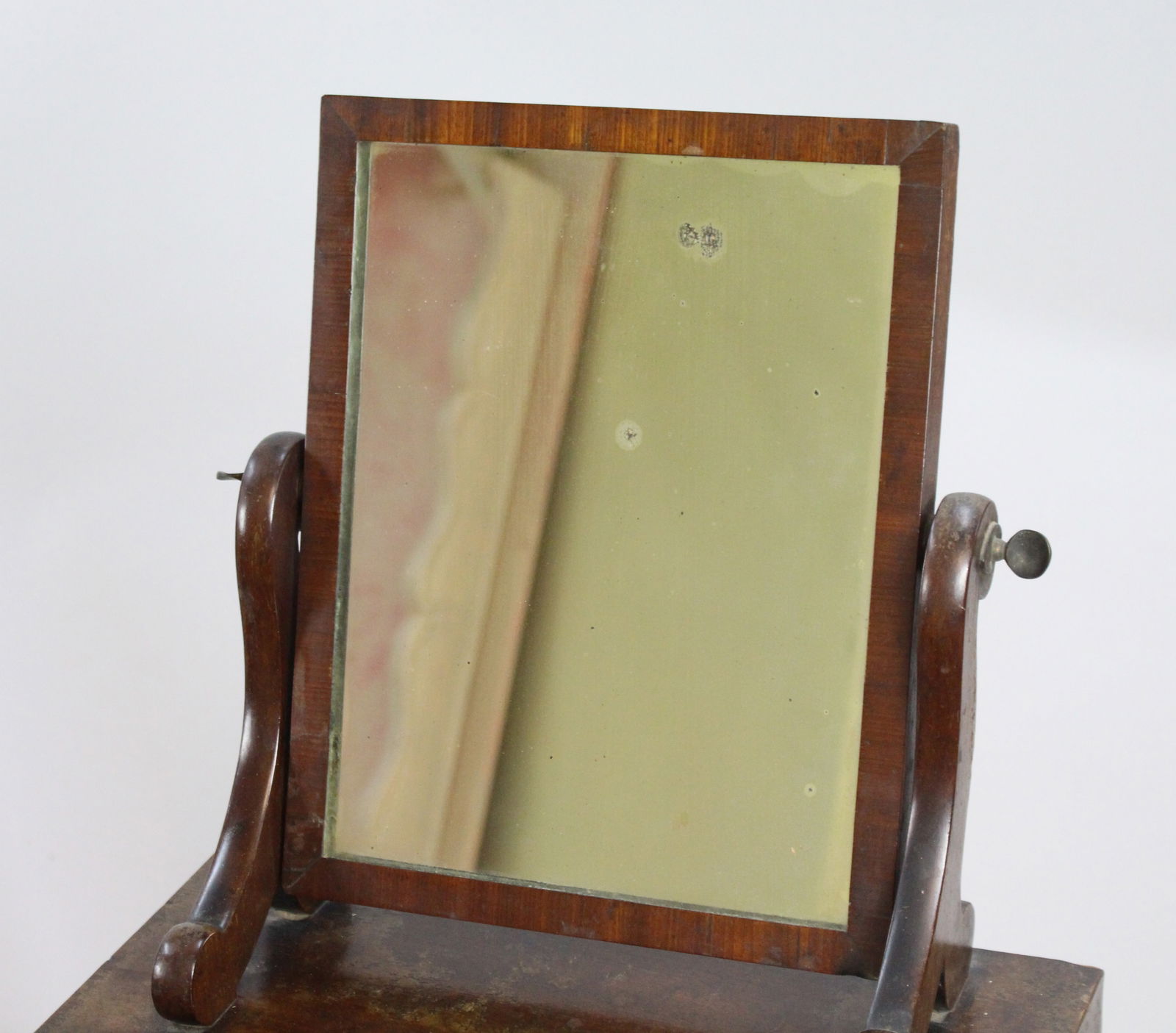 Antique Regency Mahogany Toilet Mirror - 2