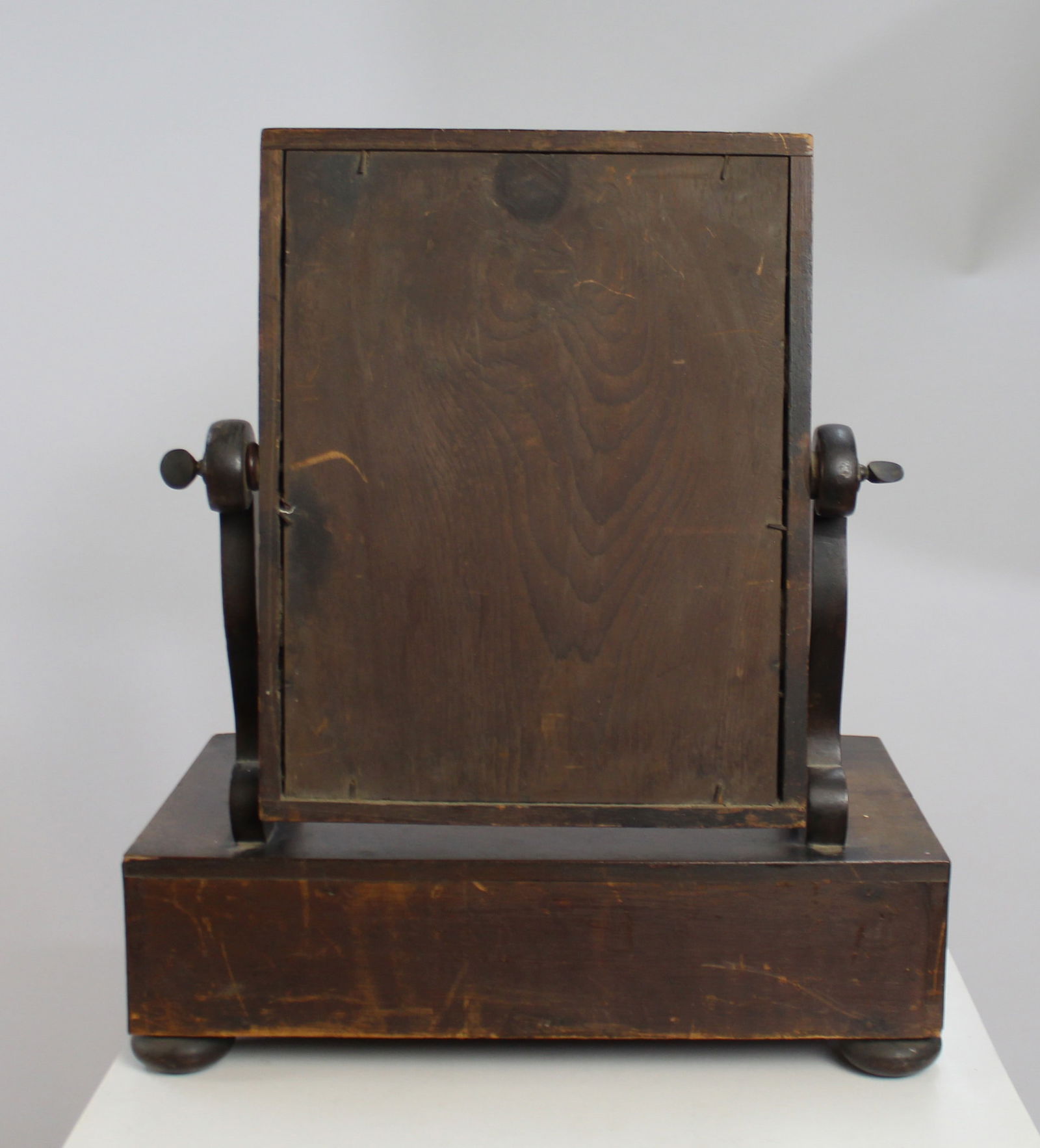 Antique Regency Mahogany Toilet Mirror - 4