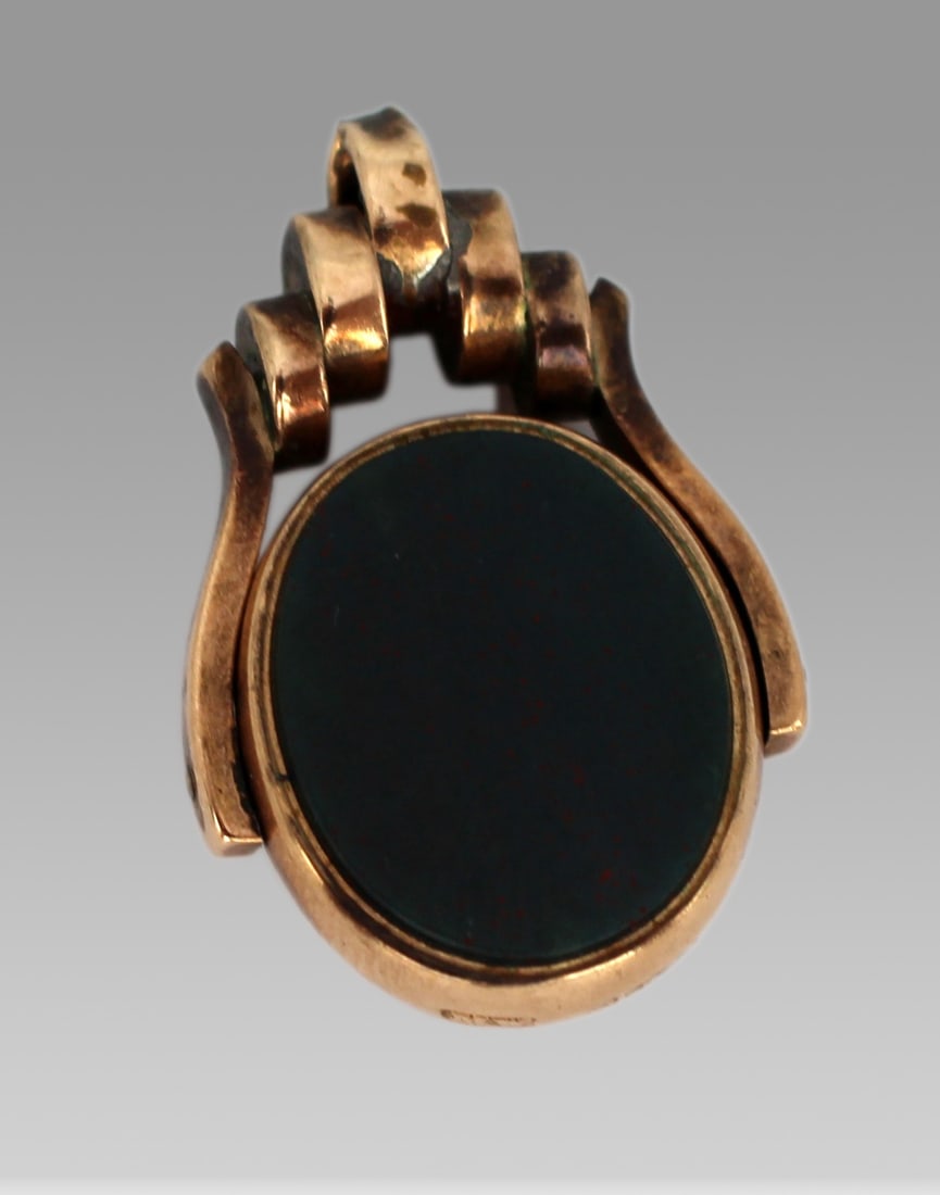 Victorian 9ct Gold Fob Seal - 5