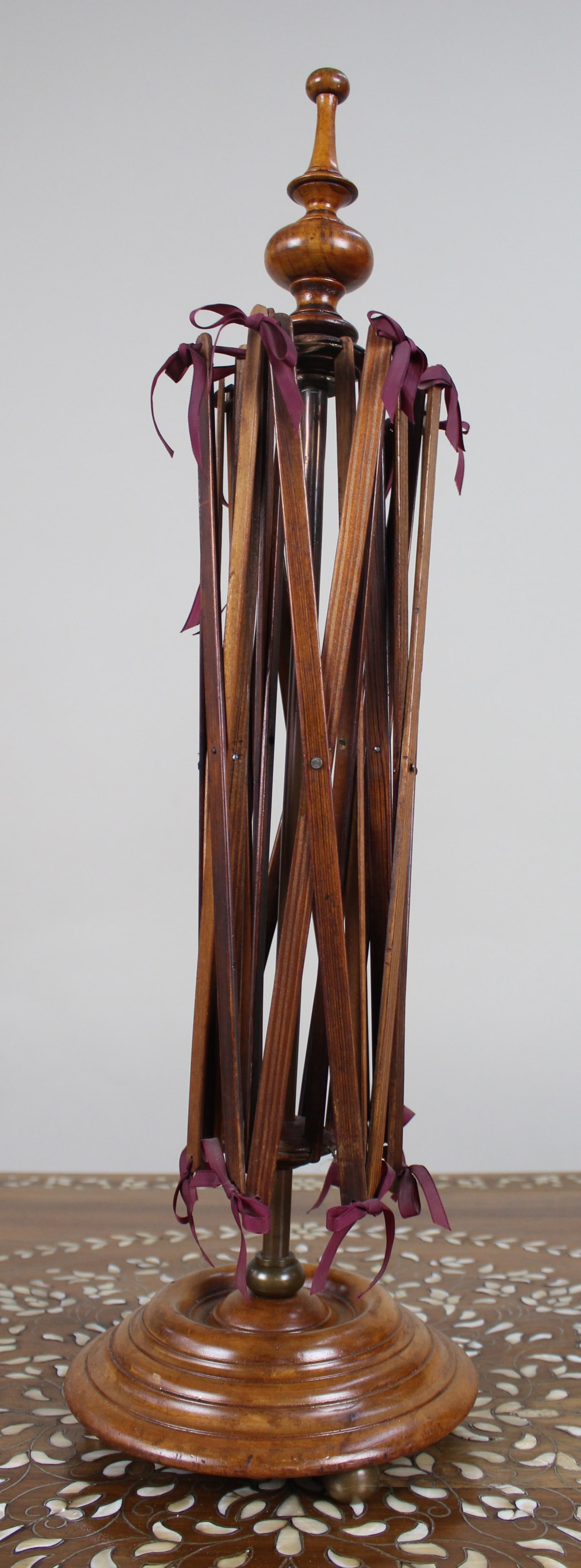 Victorian Wooden Yarn Swift / Wool Winder on Stand, c.1850 (1 of 6)