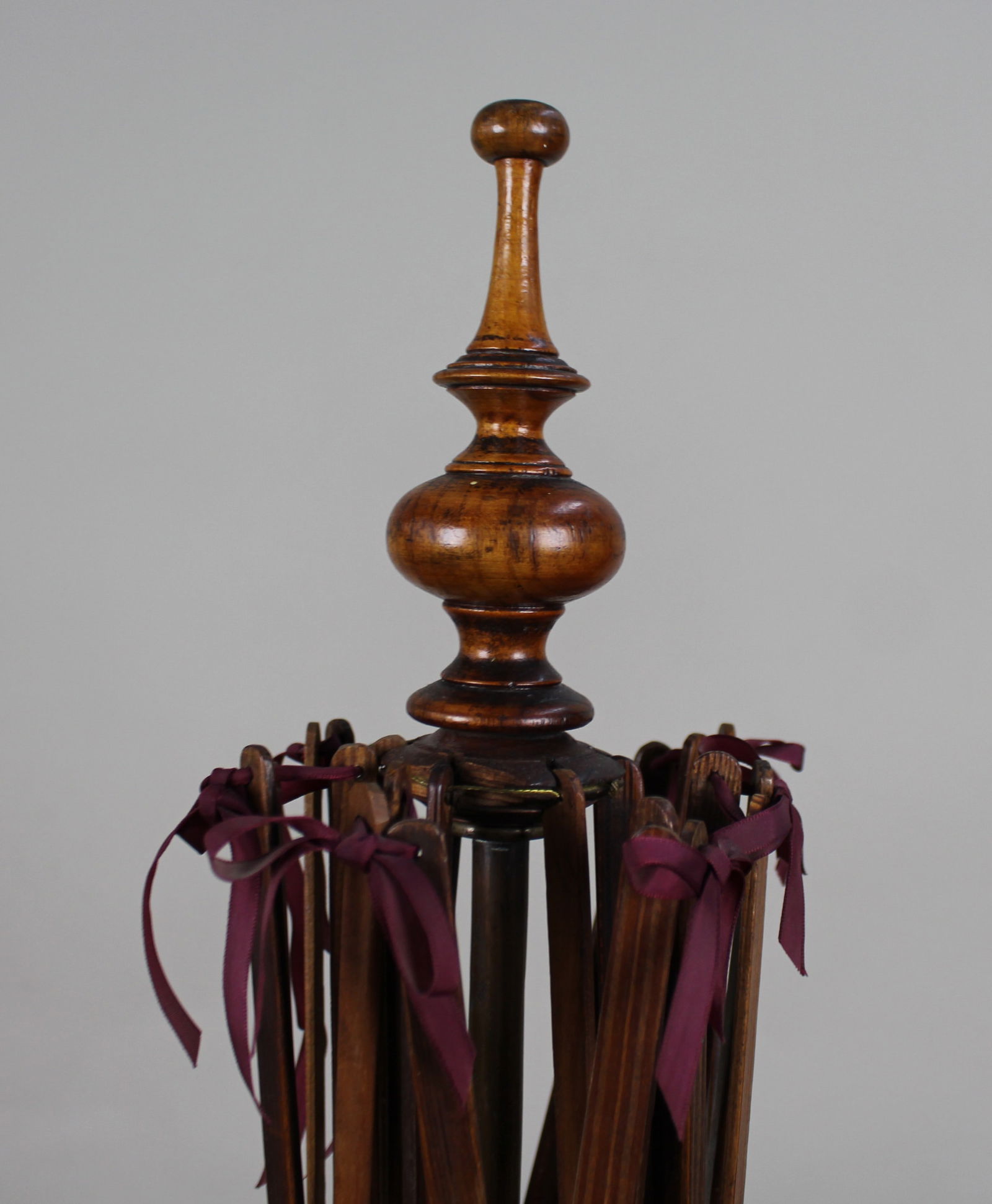 Victorian Wooden Yarn Swift / Wool Winder on Stand, c.1850 - 3