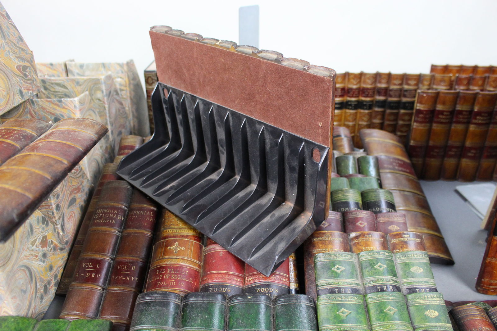 Substantial Collection of Decorative Faux Leather Fake Books - 19