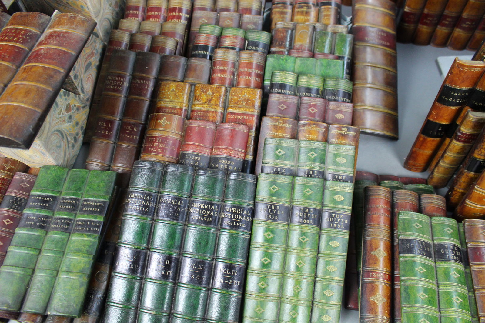 Substantial Collection of Decorative Faux Leather Fake Books - 5