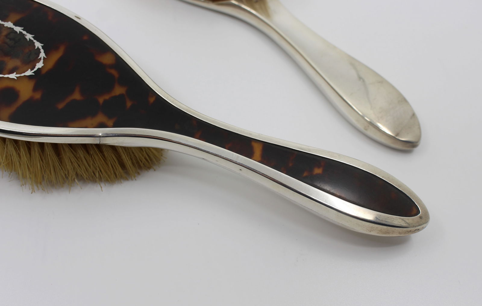 English Five Piece Silver Vanity Brush Set 1923 - 13