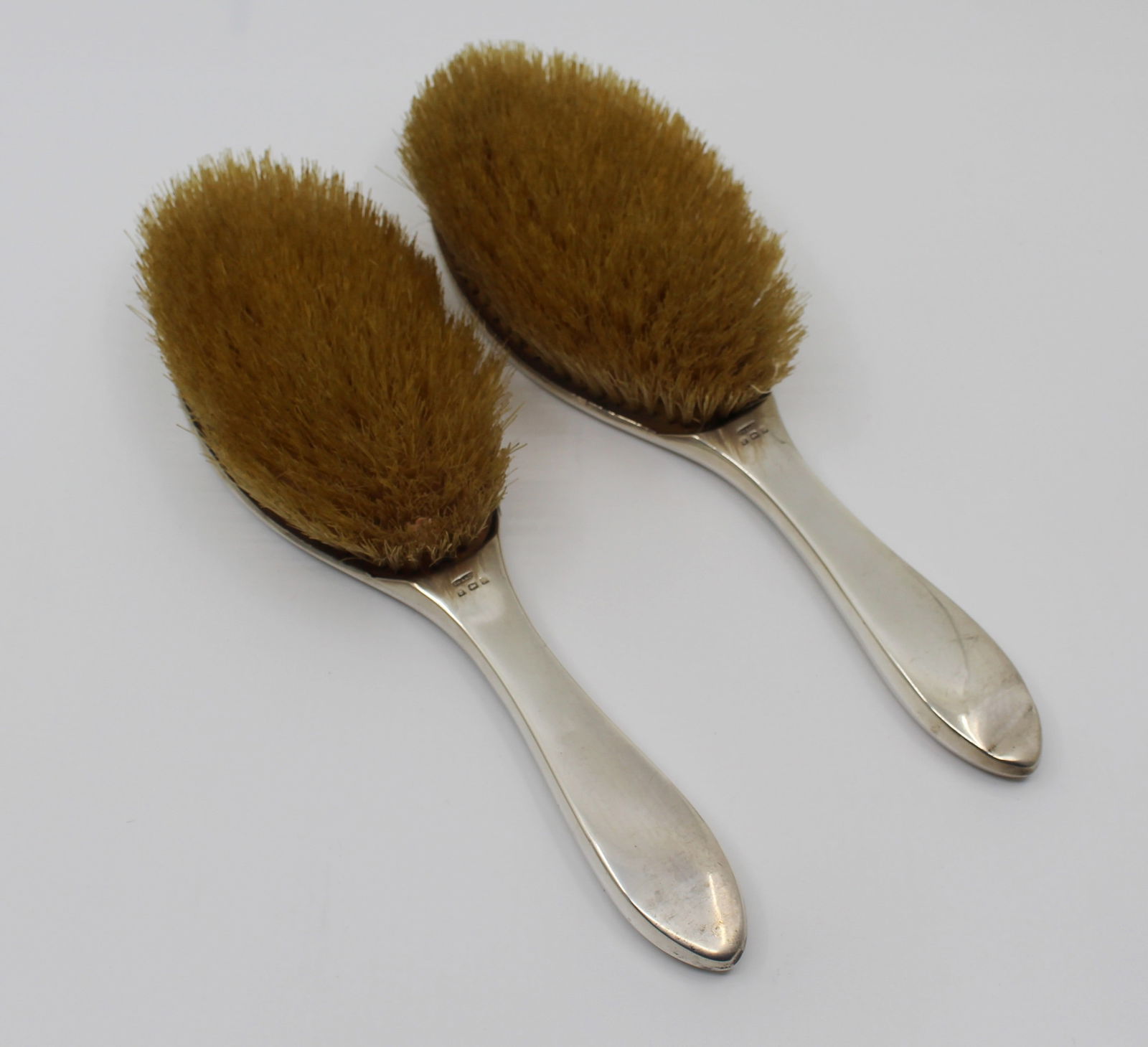 English Five Piece Silver Vanity Brush Set 1923 - 14