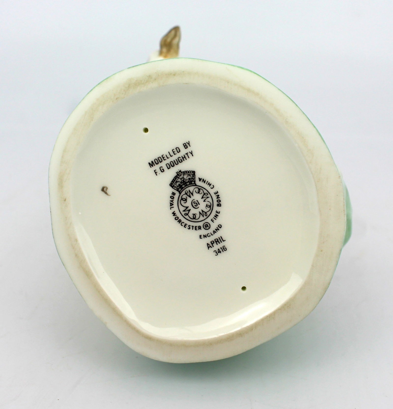 Royal Worcester Figurine April - 6