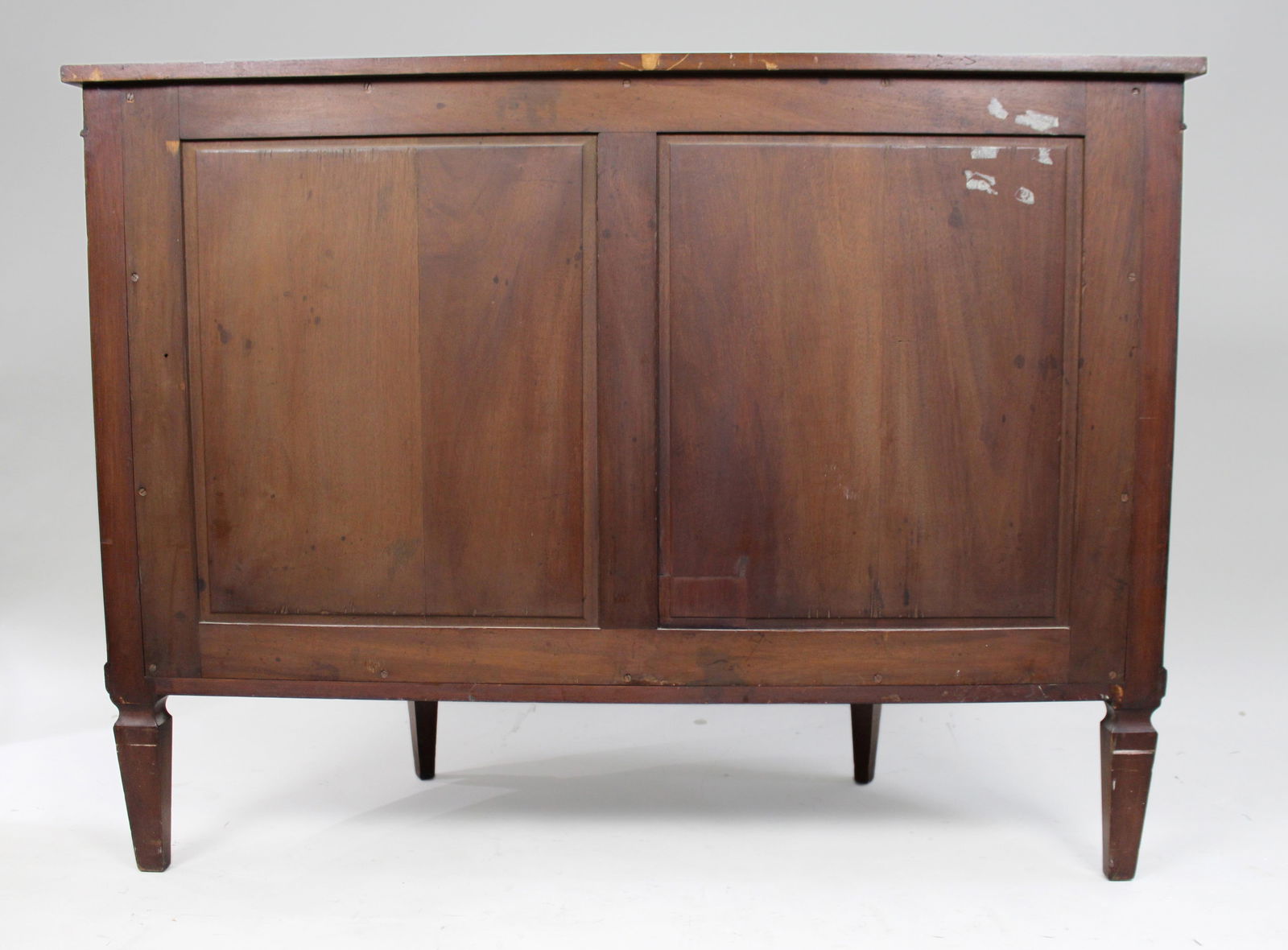 Elegant Neoclassical Style Inlaid Demilune Cabinet, Late 20th Century - 15