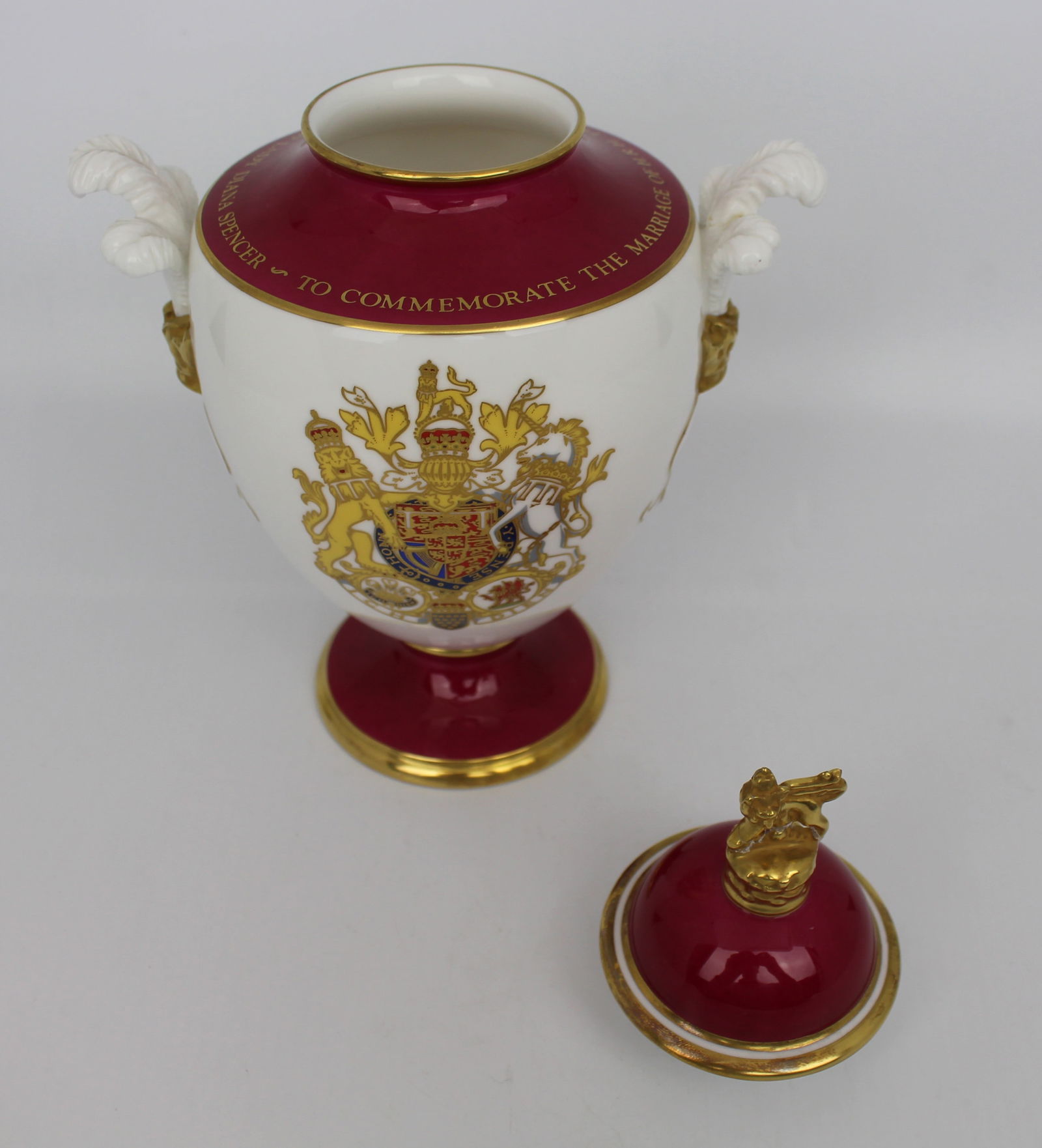Royal Worcester Royal Marriage Vase - 5