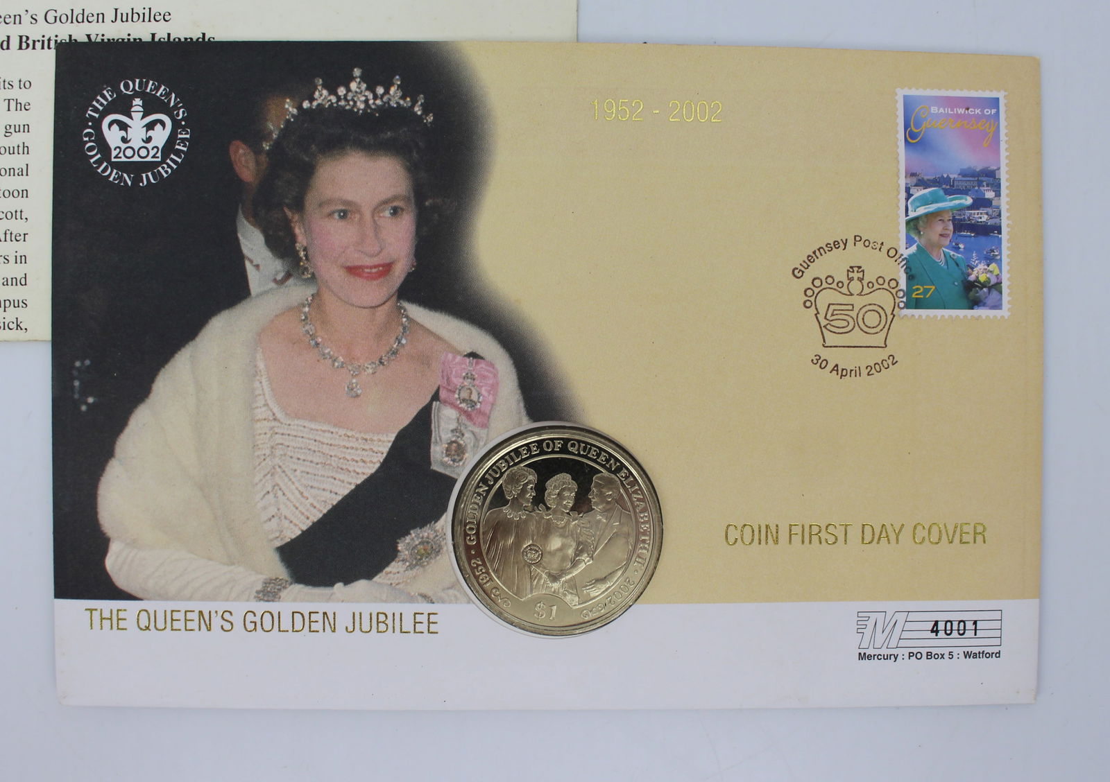 Set of 3 The Queen's Golden Jubilee Coins - 6